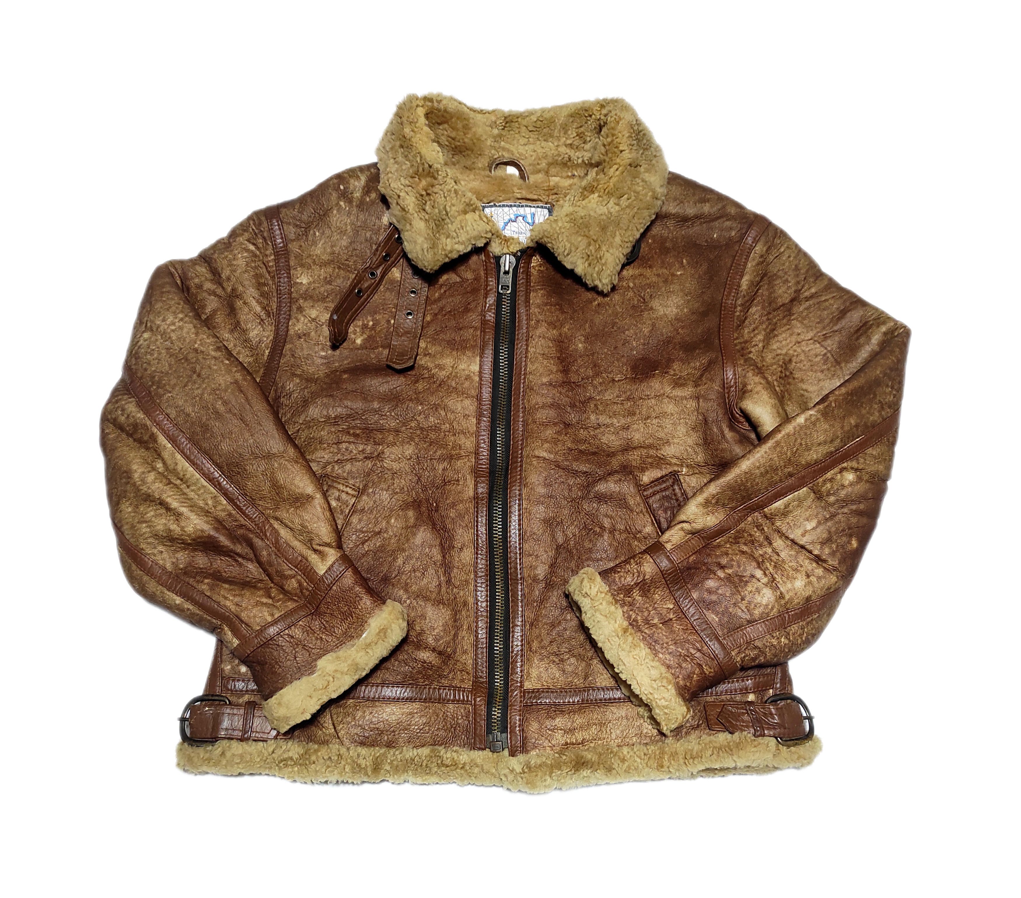 Japanese Brand Beautiful Shearling Bomber Jacket Type B-3 Australia Size US XL / EU 56 / 4 - 3 Thumbnail