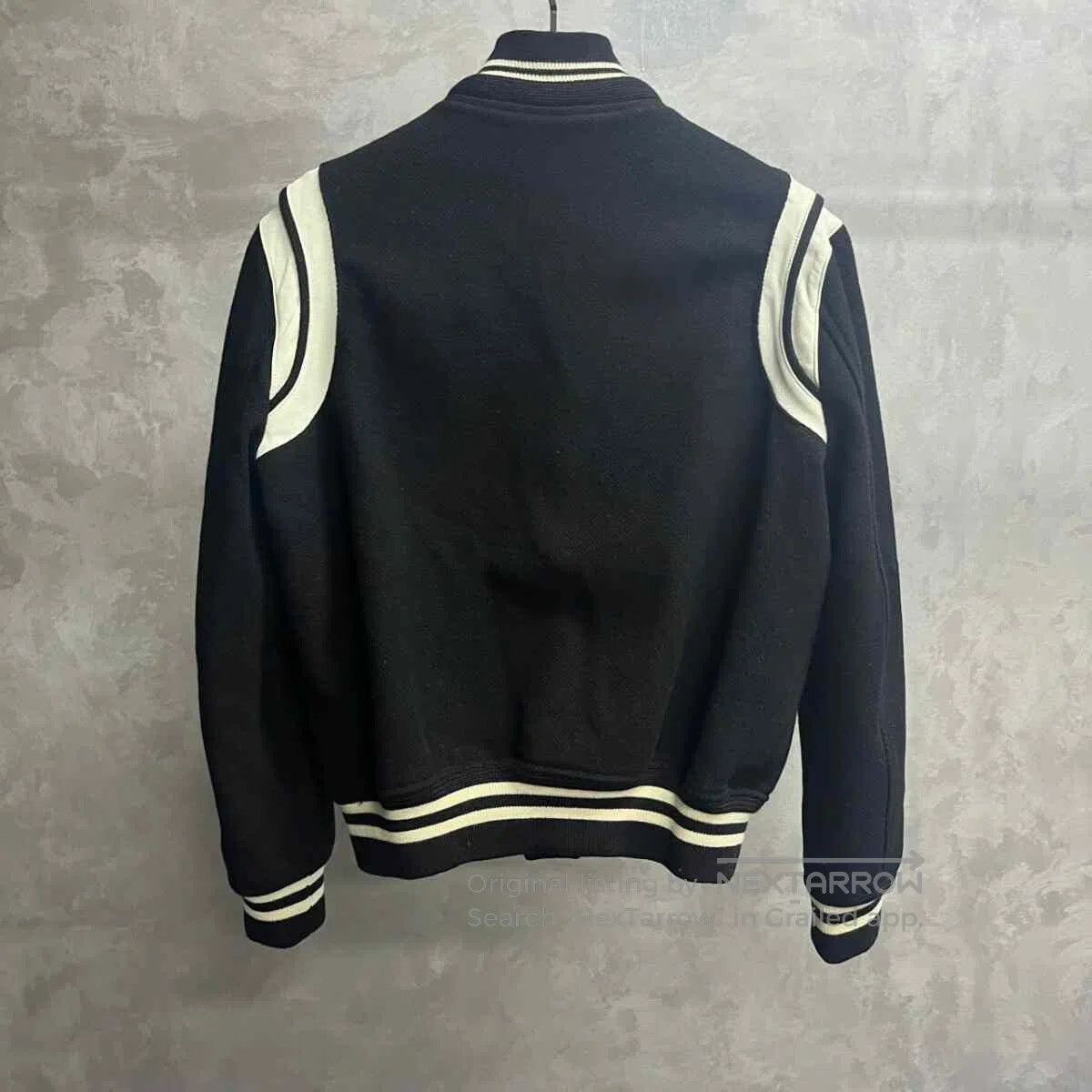 Saint Laurent Paris Saint Laurent Black Varsity Jacket. Size US M / EU 48-50 / 2 - 2 Thumbnail