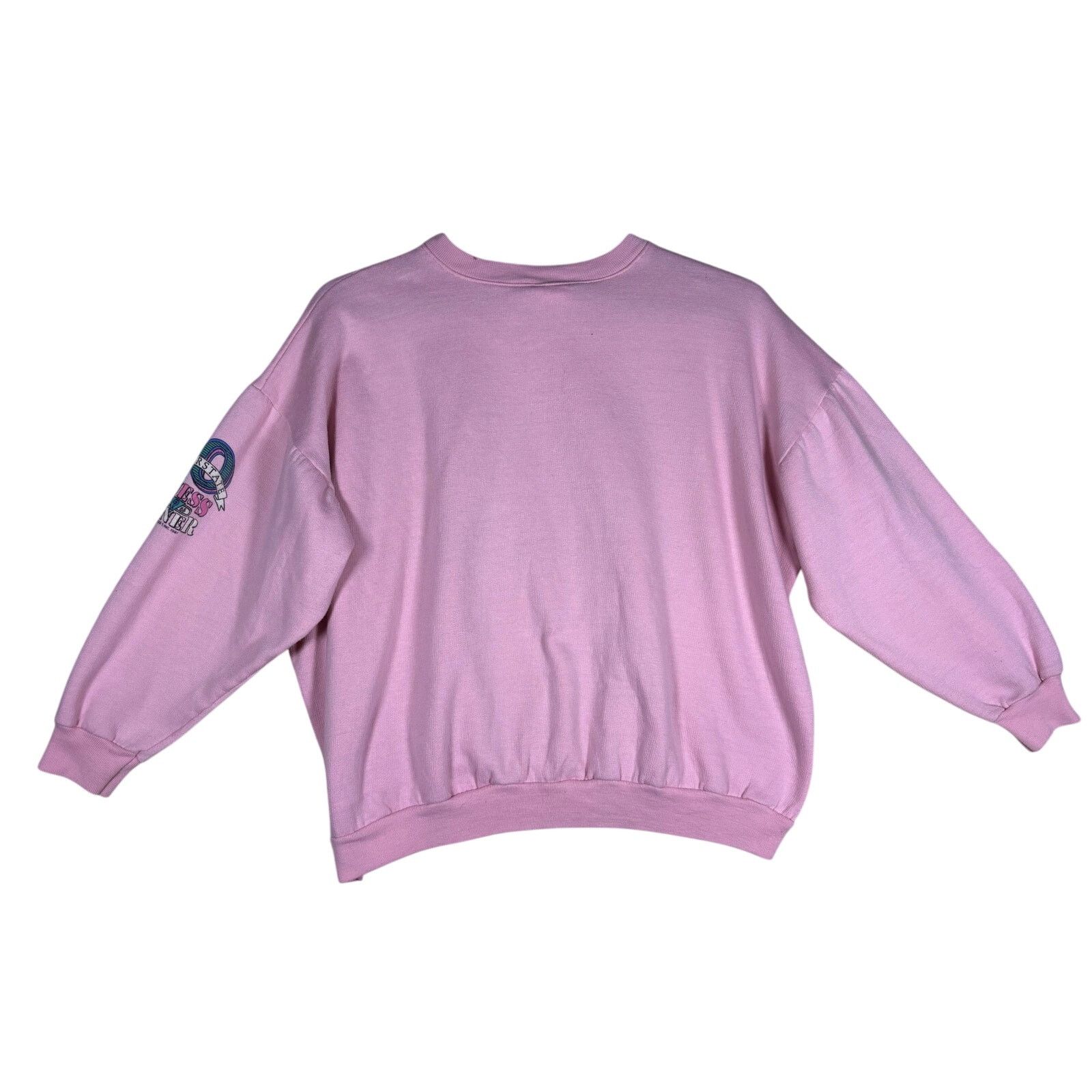 Guess Vintage Guess Diner Grill Pink Crewneck Sweatshirt USA Made Size L / US 10 / IT 46 - 2 Thumbnail