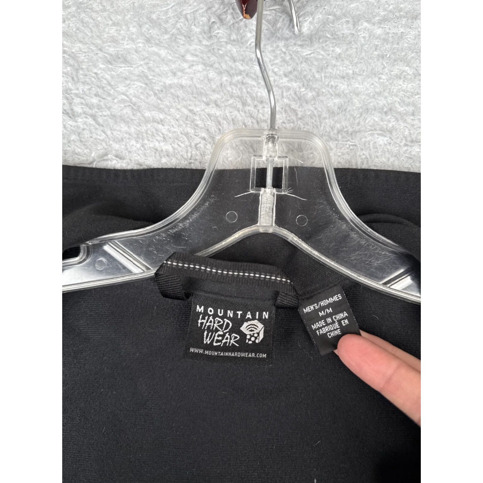 Mountain Hardwear Mountain Hardwear Jacket Mens Medium Black Fleece Full Zip Pockets Outdoor Size US M / EU 48-50 / 2 - 4 Thumbnail