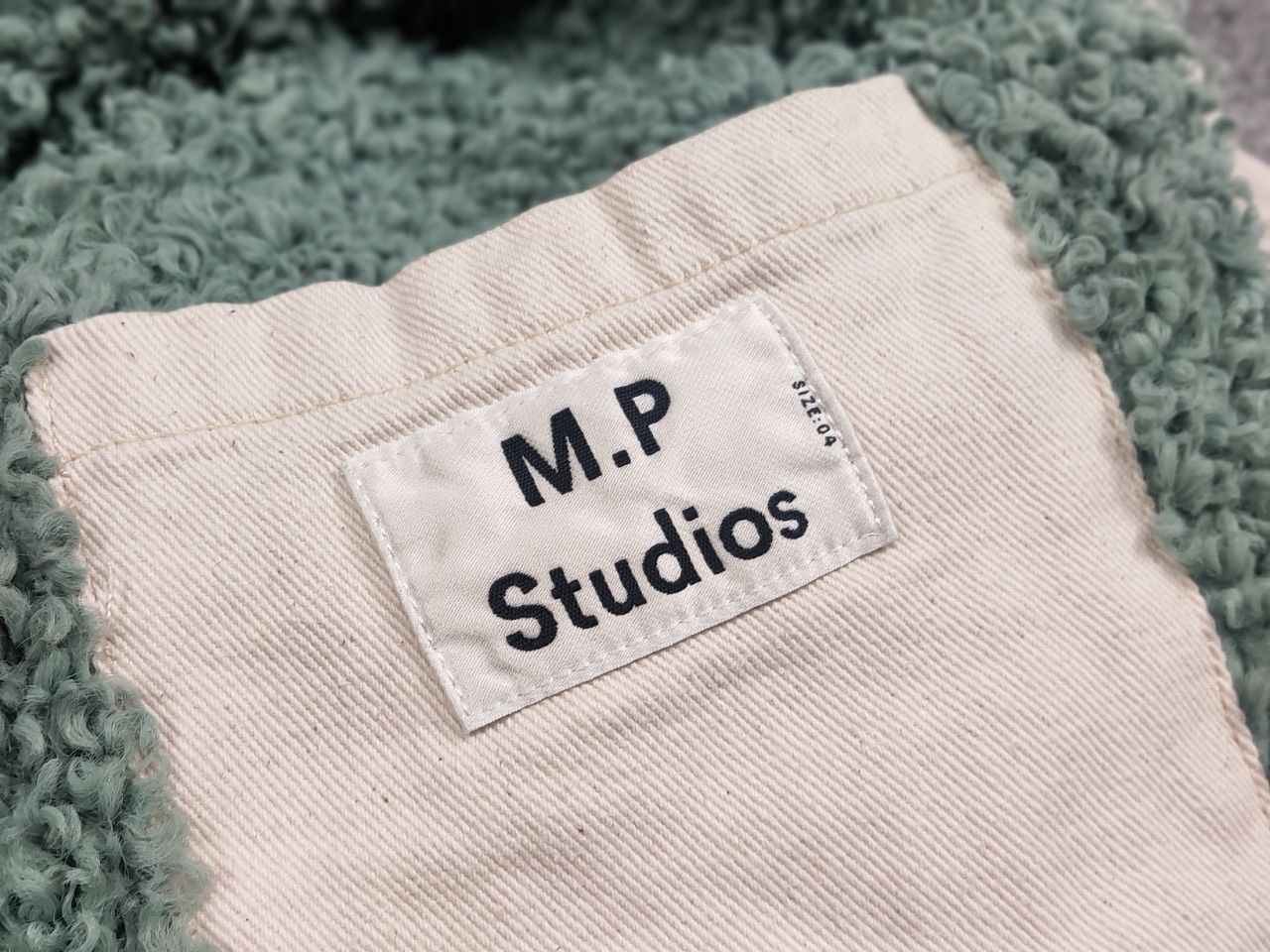If Six Was Nine × Le Grande Bleu (L.G.B.) Masonprince Studios Design Beige Denim Fur Oversized Jacket Size US L / EU 52-54 / 3 - 16 Thumbnail