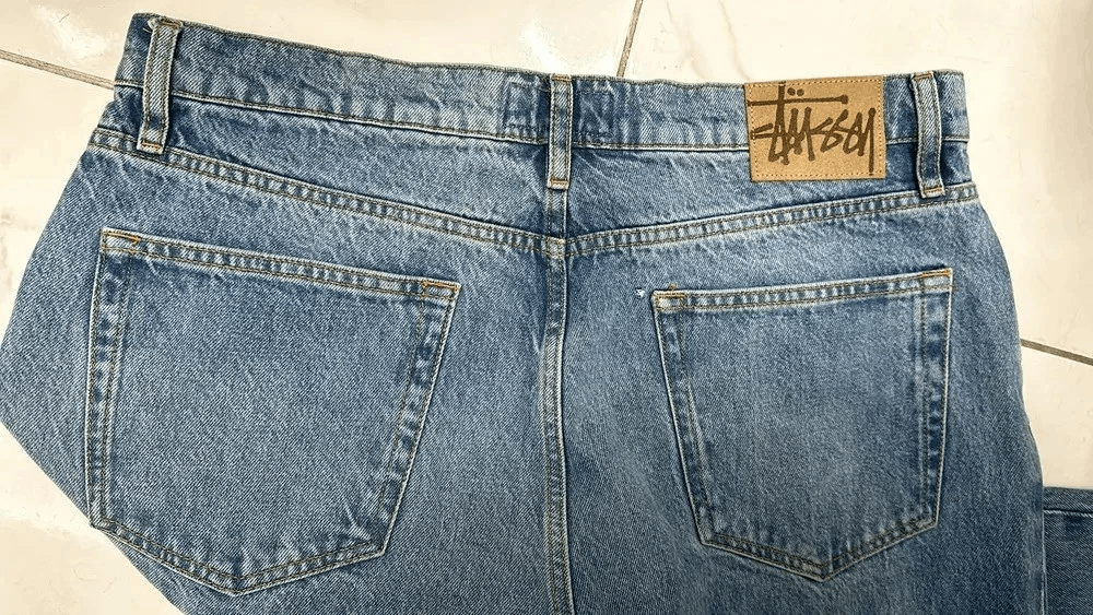 Stussy Stussy Big Ol Jean Washed Blue Size 34 Size US 34 / EU 50 - 3 Thumbnail