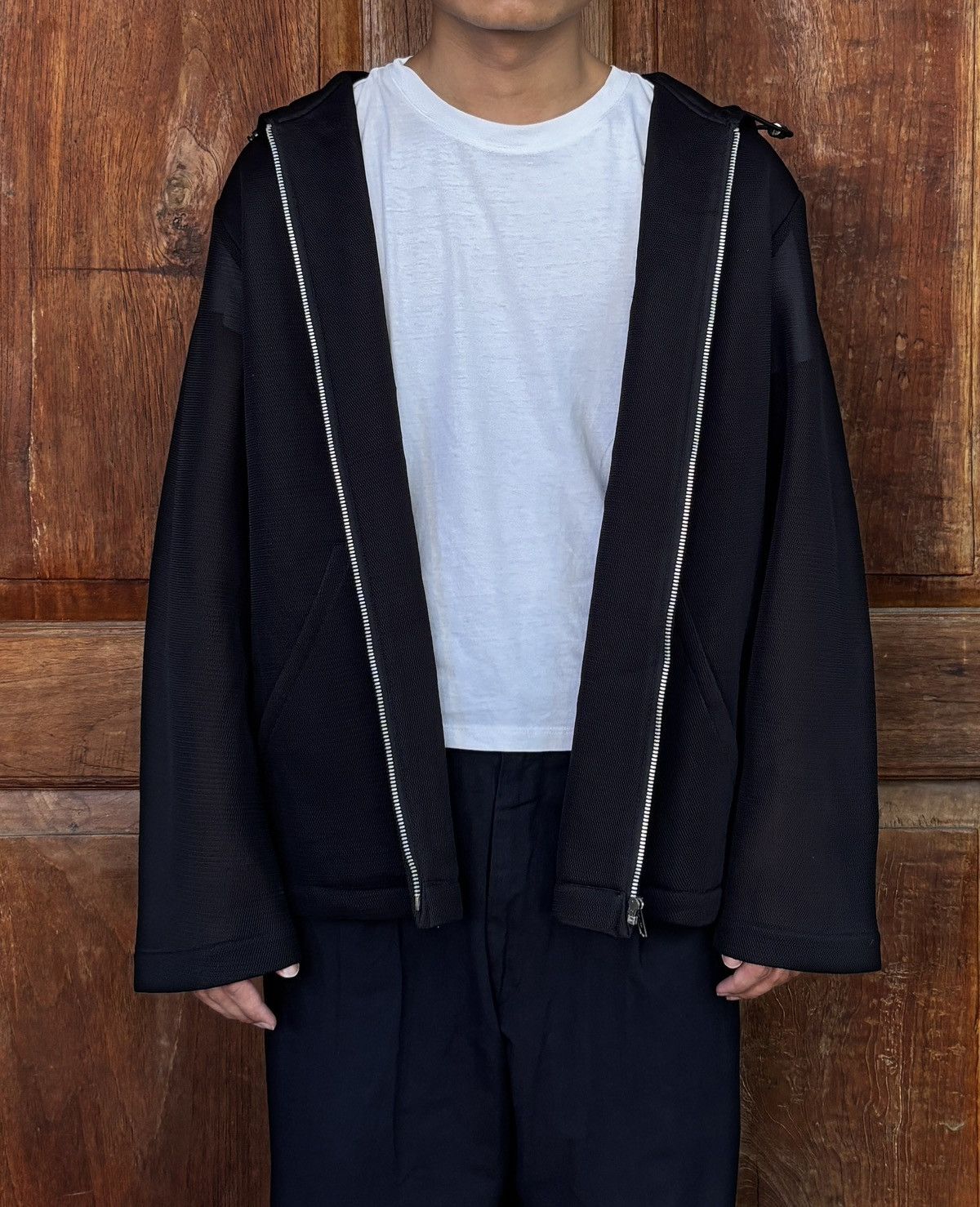 Yohji Yamamoto AAR Mesh Light Jacket Size US L / EU 52-54 / 3 - 1 Thumbnail