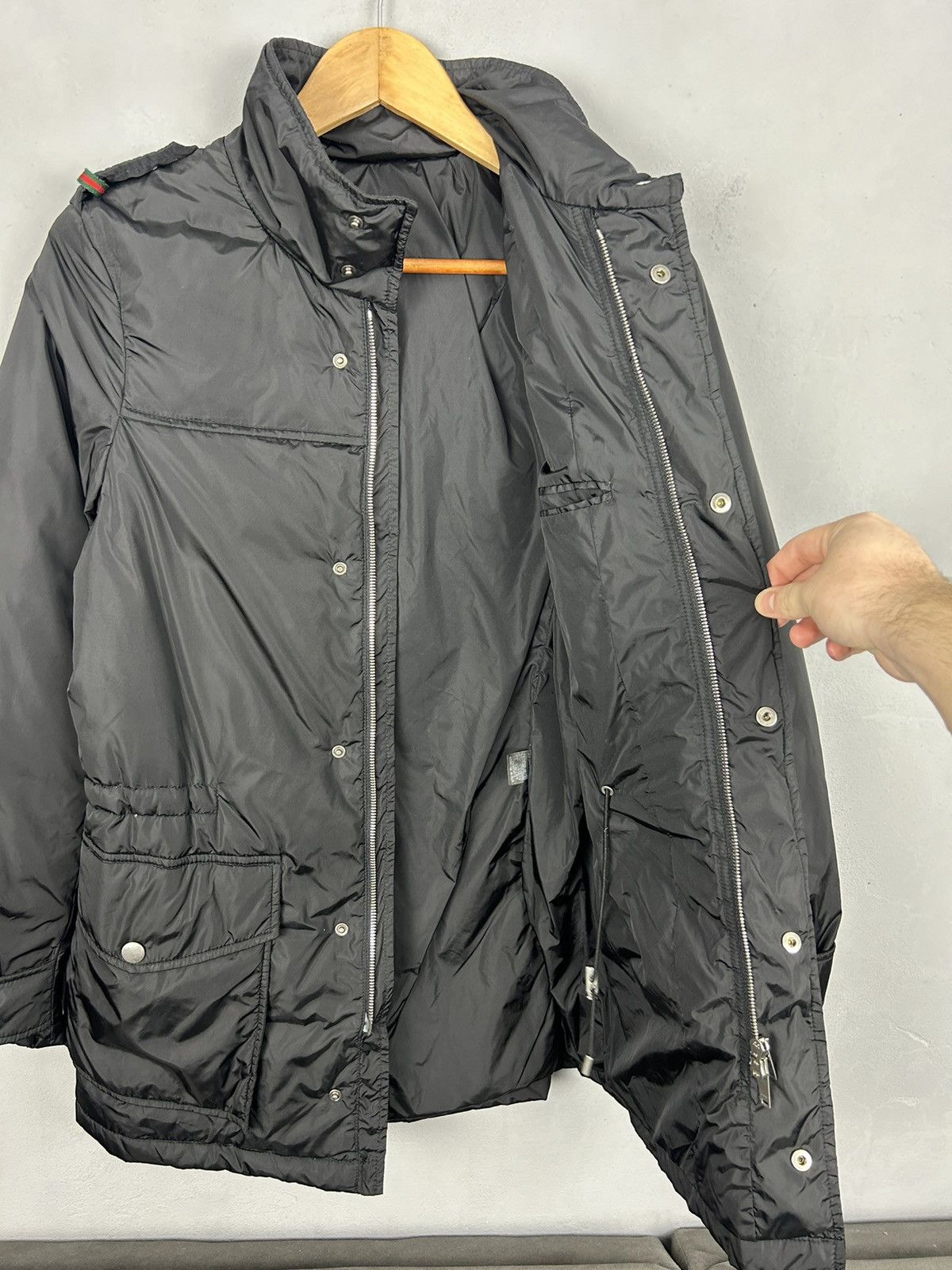 Gucci Gucci Black Puffer Jacket Women – Made in Italy – Nylon Size S / US 4 / IT 40 - 11 Thumbnail