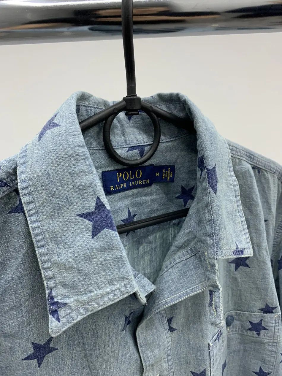 Polo Ralph Lauren Polo Ralph Lauren Stars Printed Button Up Overshirt Size US M / EU 48-50 / 2 - 3 Thumbnail