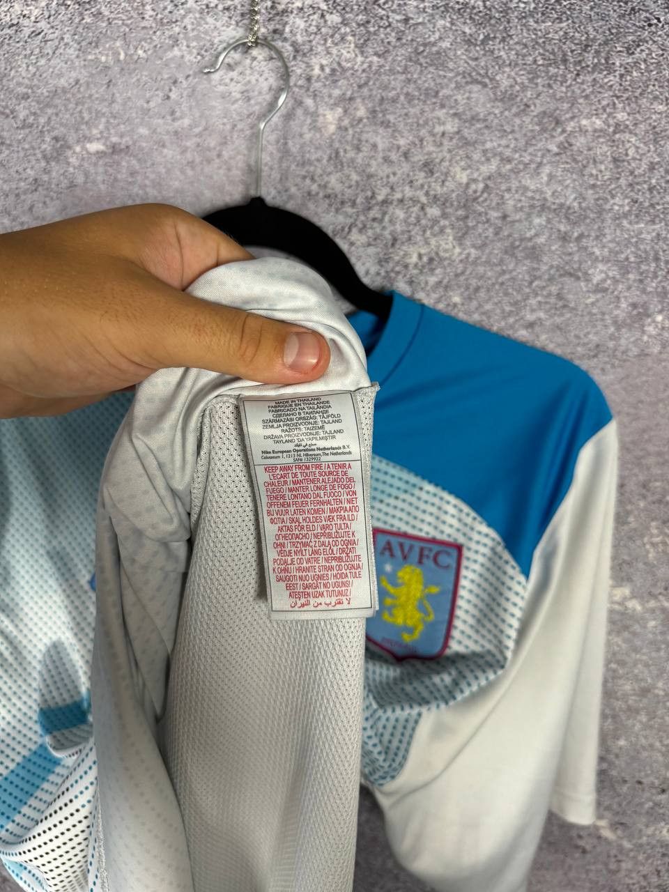 Nike Aston Villa Nike Total-90 Training 2007 Jersey Rare Size US M / EU 48-50 / 2 - 9 Thumbnail