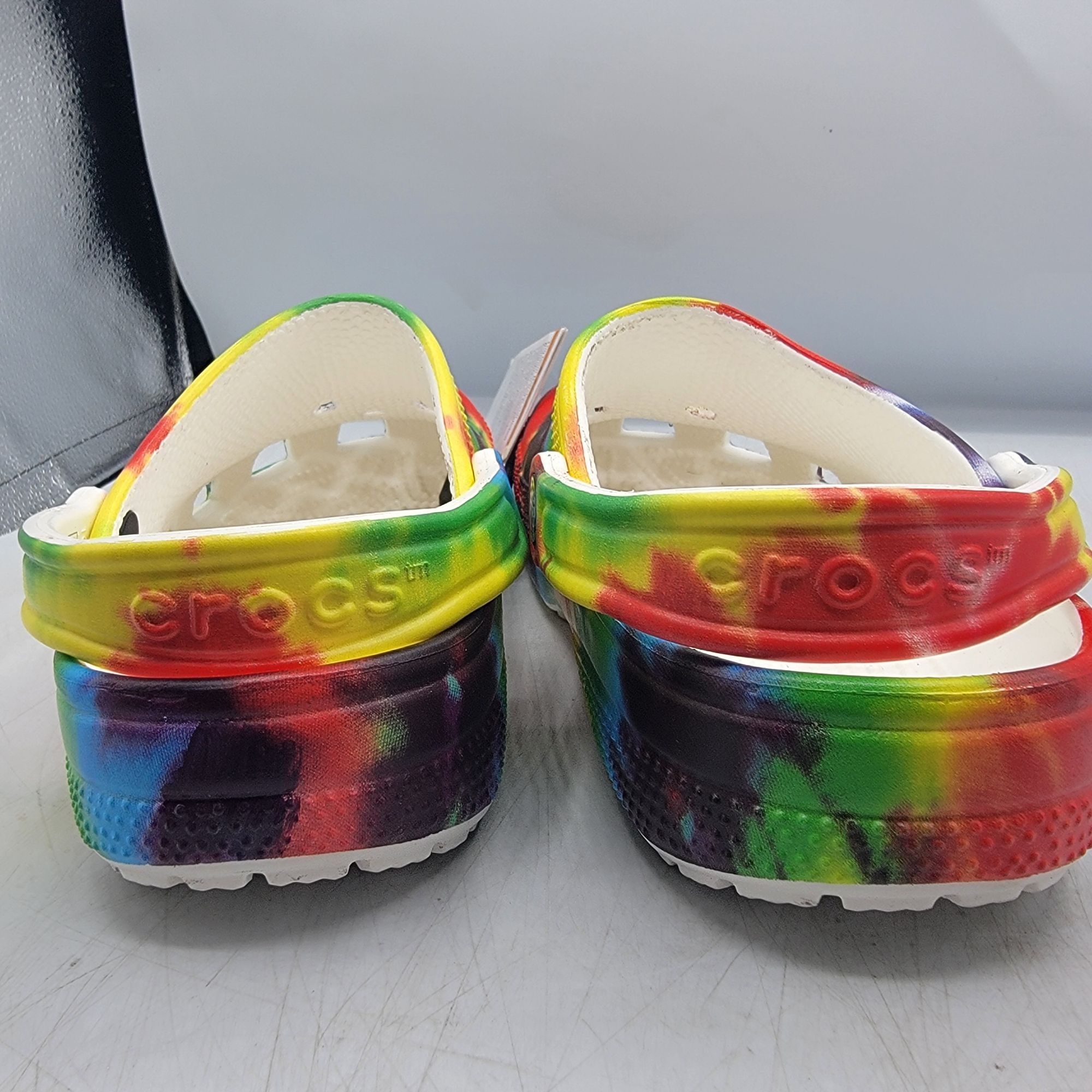 Crocs Crocs Classic Tie Dye Womens 6 Clogs Slip On Shoes Sandal Ca Size US 6 / IT 36 - 4 Thumbnail