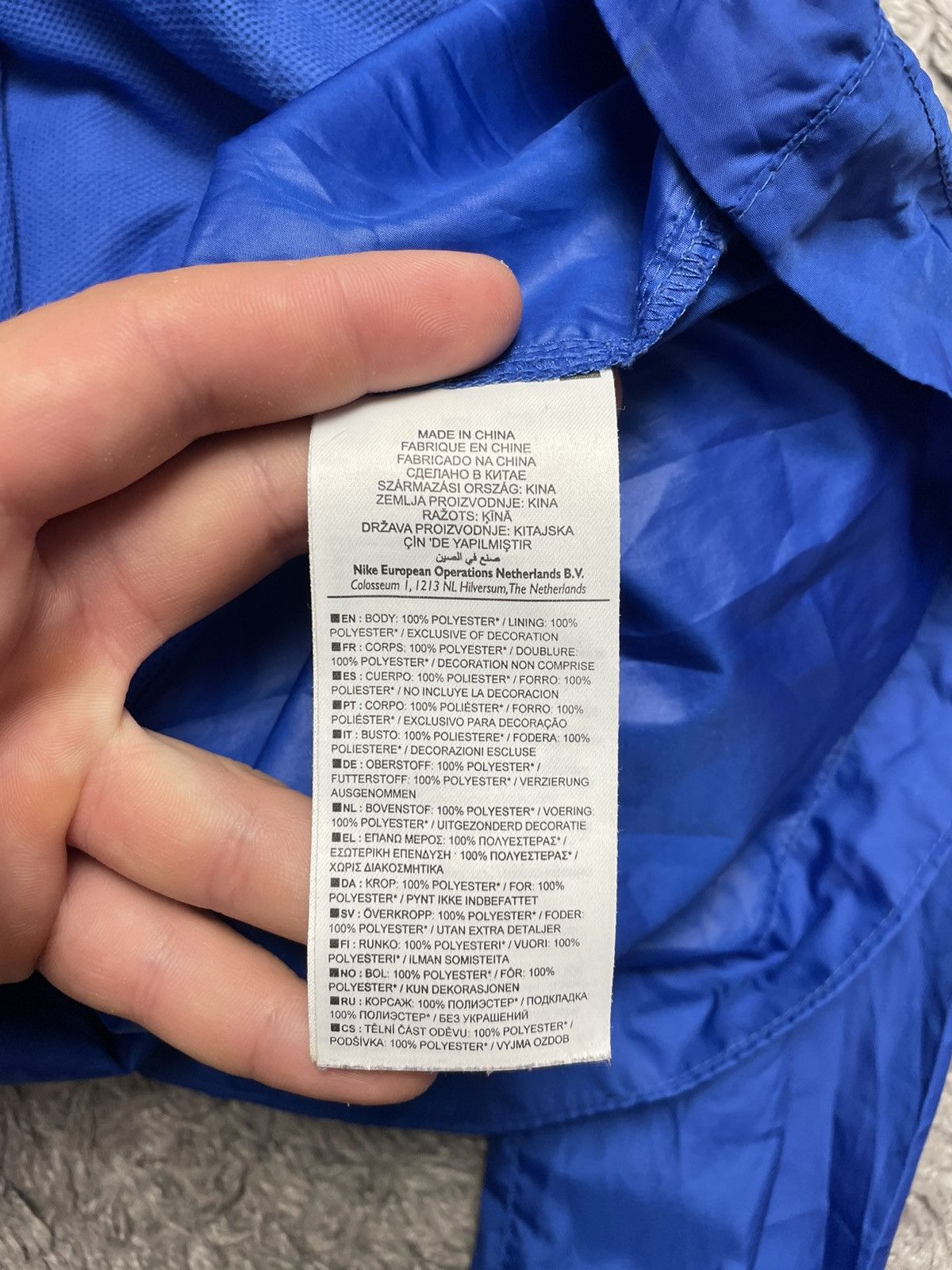 Nike Nike Anorak Swoosh Logo Blue Size S Size US S / EU 44-46 / 1 - 12 Thumbnail