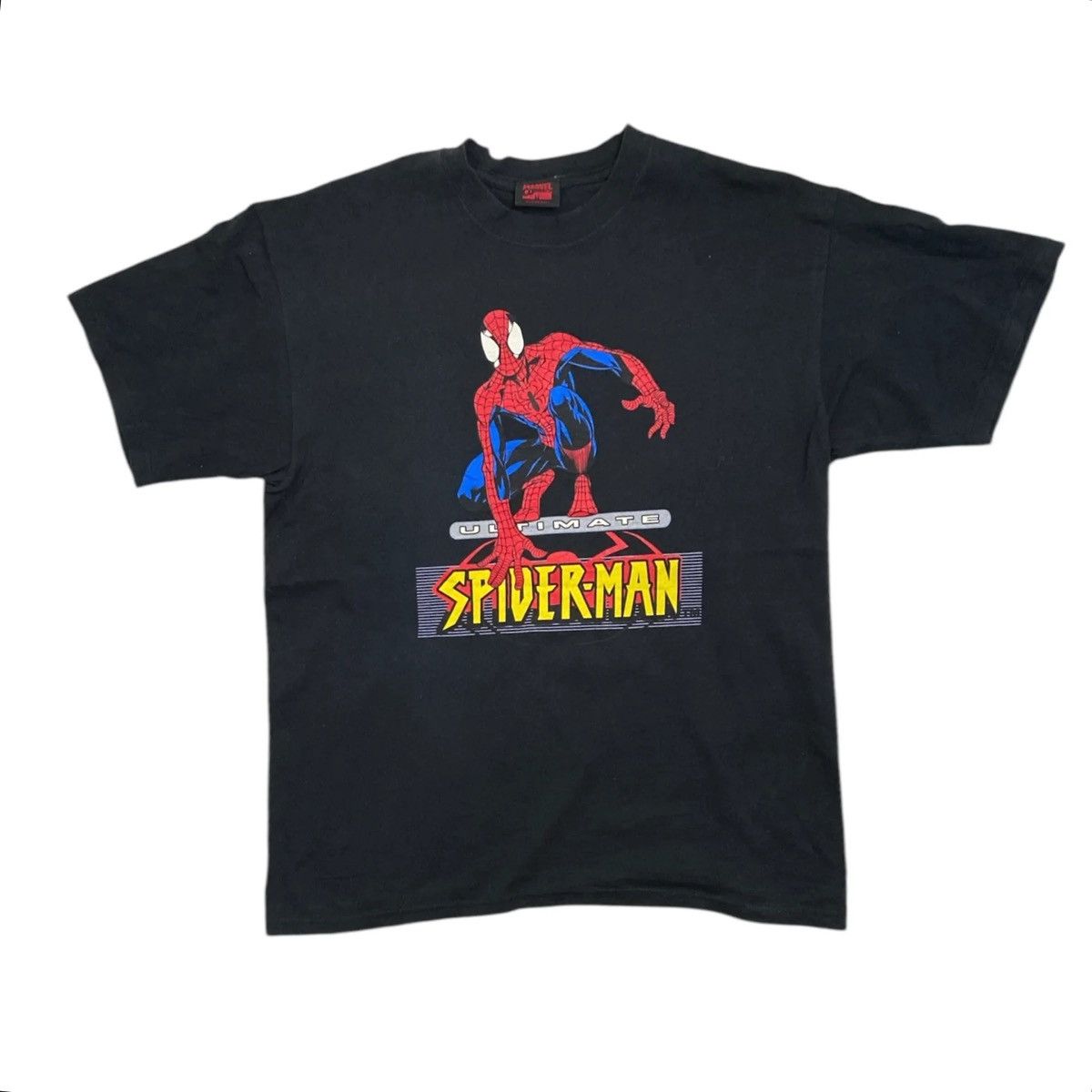Marvel Comics × Vintage Vintage 2002 Ultimate Spiderman Tshirts Size US L / EU 52-54 / 3 - 1 Thumbnail