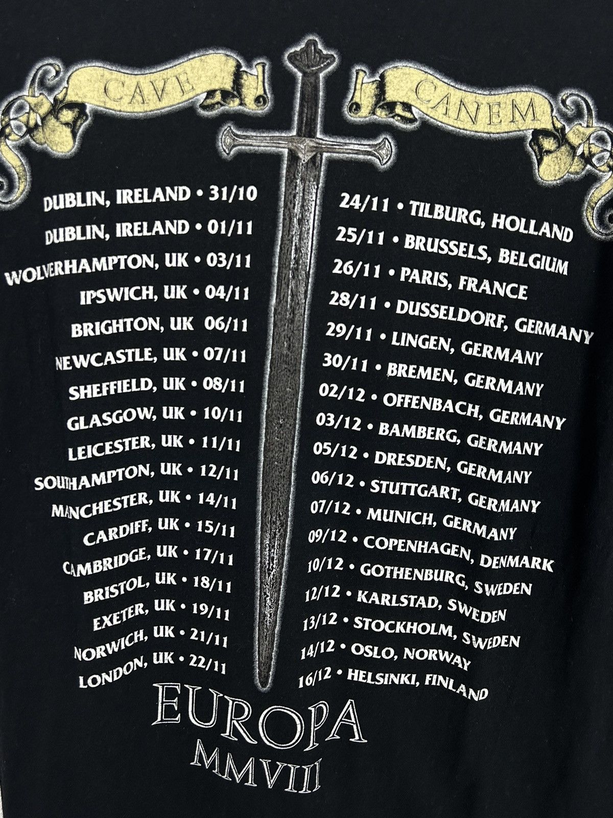 Band Tees 00s Vintage Motorhead Motorizer 2008 Europa Tour T-Shirt Size US S / EU 44-46 / 1 - 5 Thumbnail