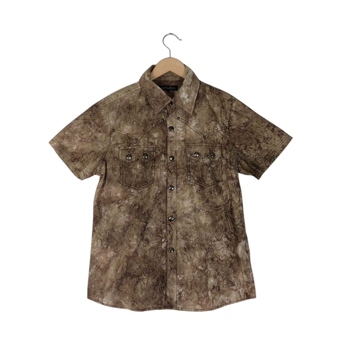In The Attic × Japanese Brand × Seditionaries Japanese Brand In The Attic Stone Wash Western Wear Shirt Size US M / EU 48-50 / 2 - 1 Thumbnail