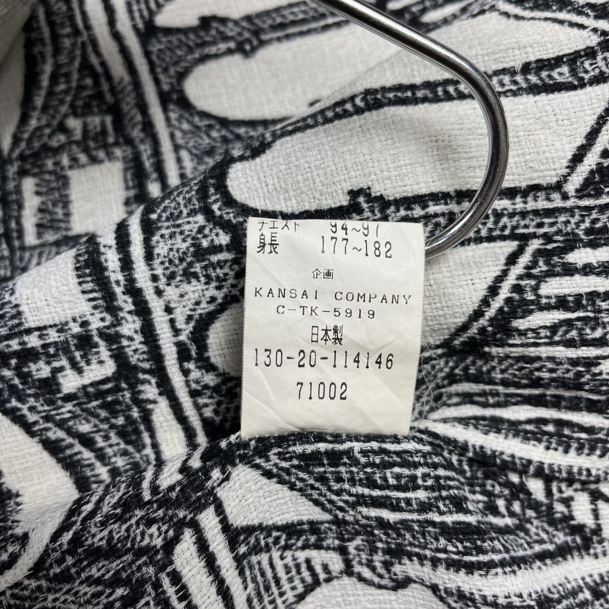 Kansai Yamamoto Vintage 90s Kansai Man all over ptint kamp collar shirt Size US L / EU 52-54 / 3 - 9 Thumbnail