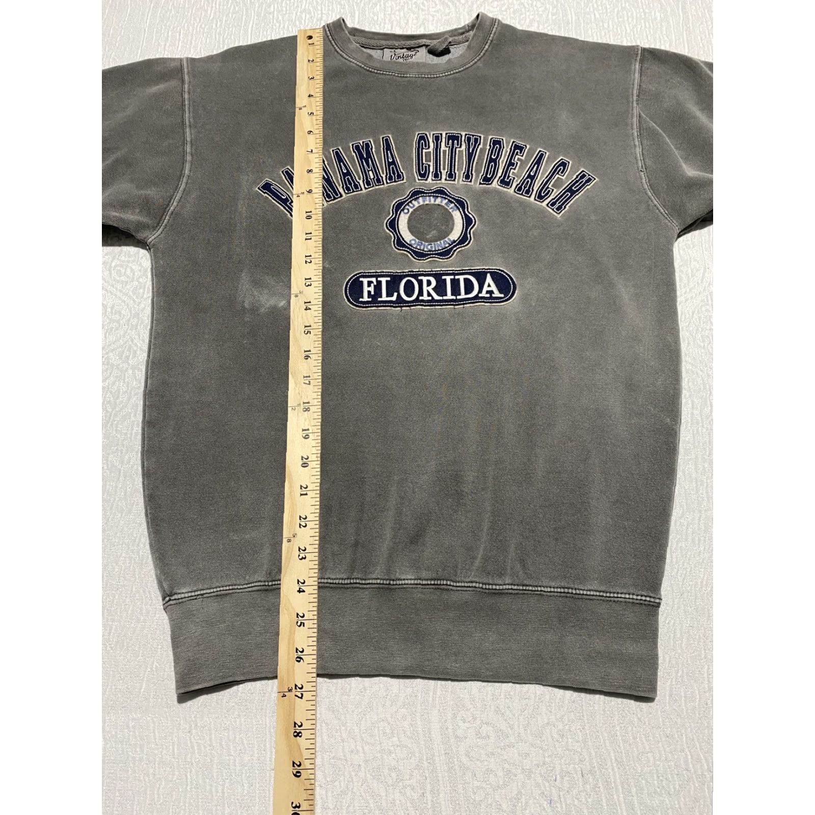 Vintage Panama City Beach Sweatshirt Mens Small Gray Florida Crewneck Pullover Casual Size US S / EU 44-46 / 1 - 3 Thumbnail