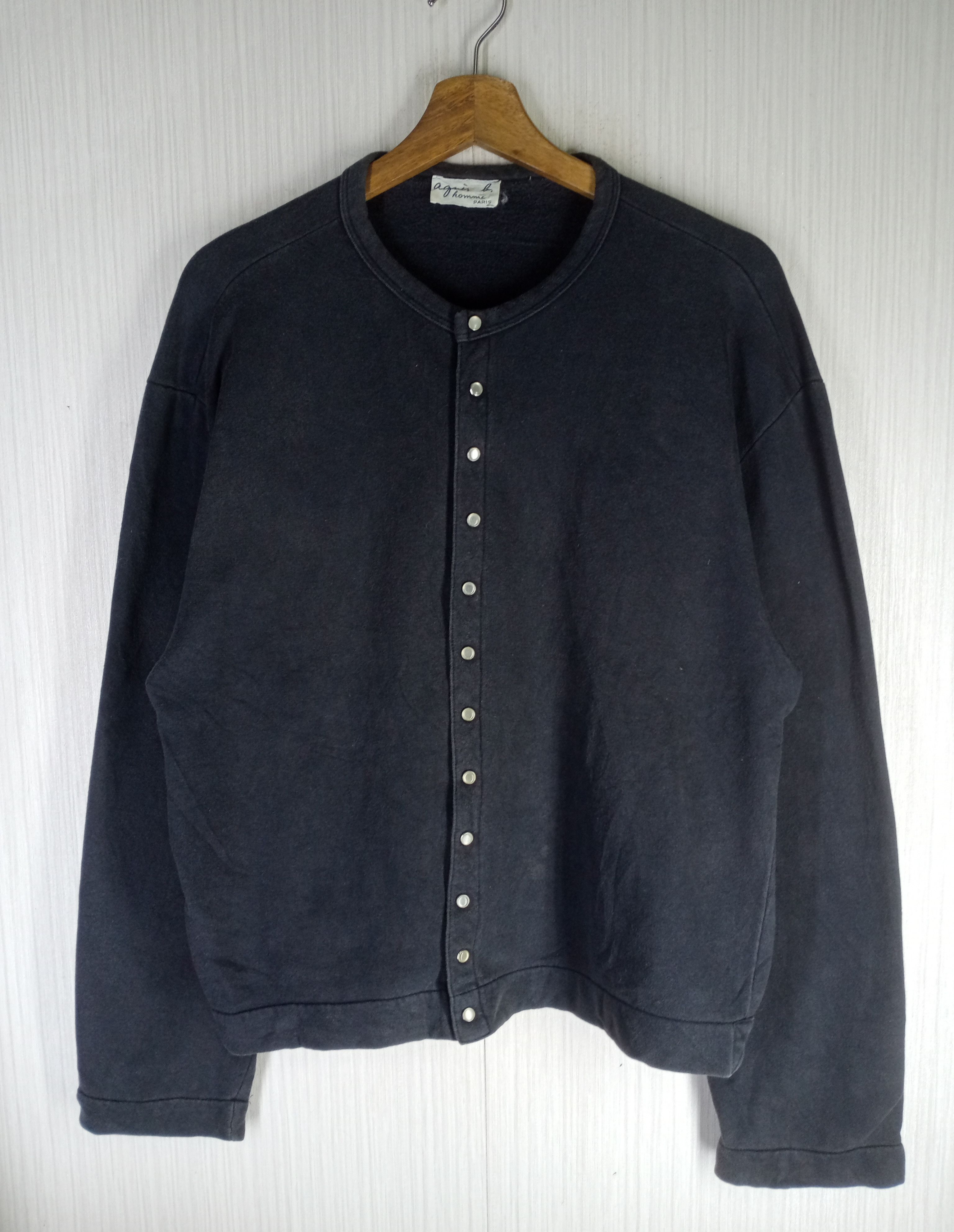 agnes b. Rare Vintage Agnes B.Paris Snap Button Sweater Size US M / EU 48-50 / 2 - 1 Thumbnail