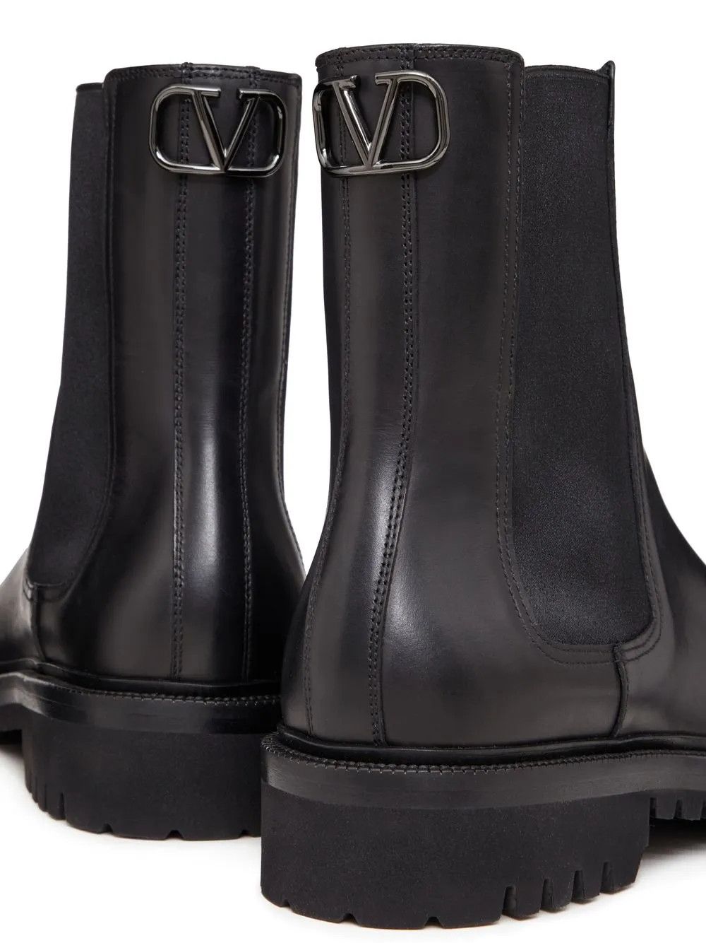 Valentino o1y0525 Ankle Boots in Black Size US 8 / EU 41 - 3 Thumbnail