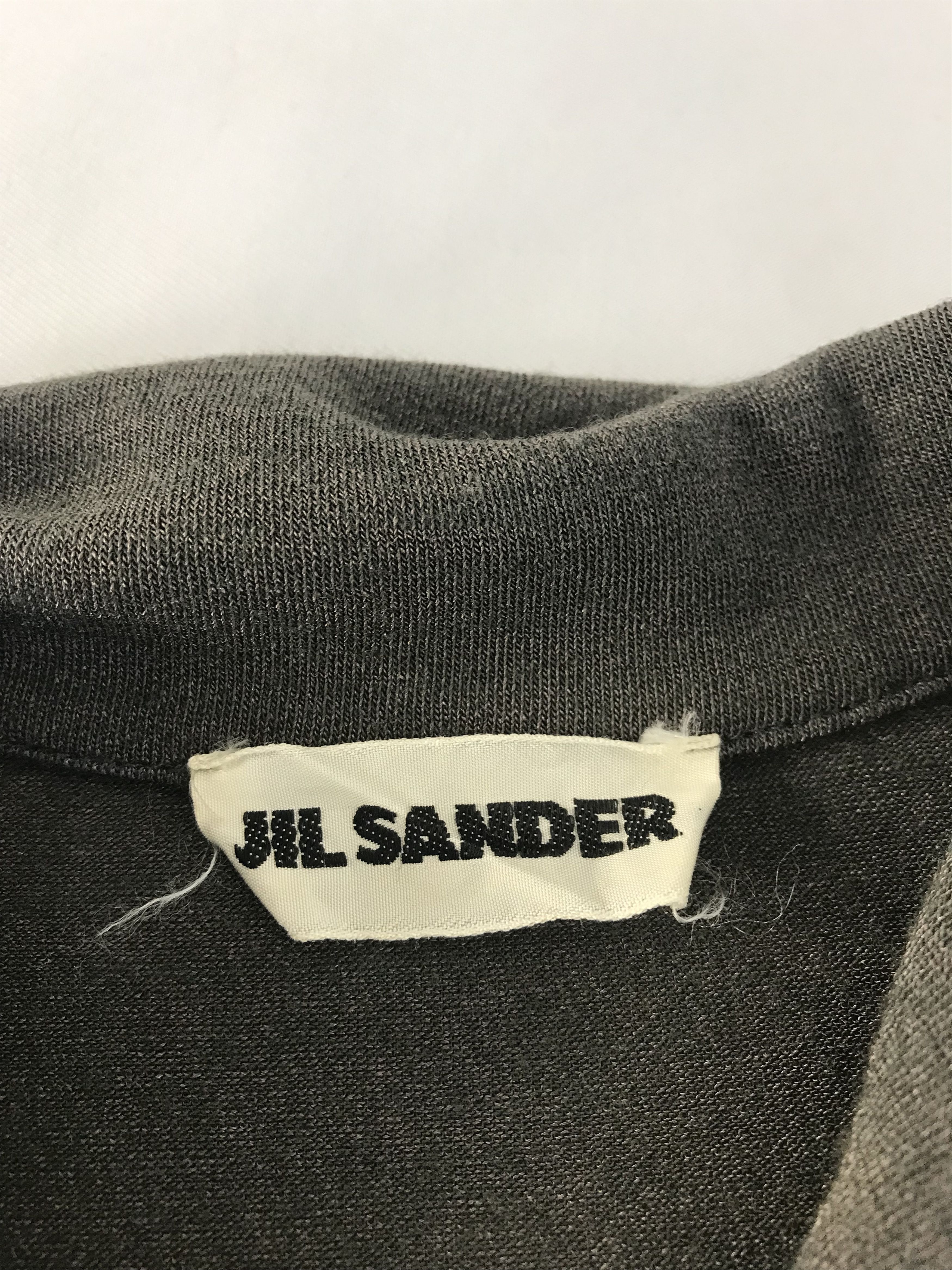Jil Sander Jil Sander Black Plain Longsleeve Polo Tee T-shirt Size US S / EU 44-46 / 1 - 5 Thumbnail