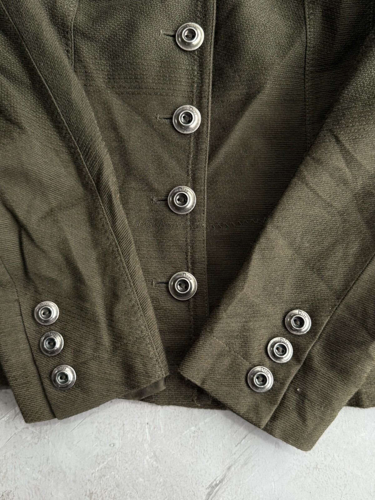 Dior 2000s Dior - Galliano Era Wool Blazer Size XS / US 0-2 / IT 36-38 - 5 Thumbnail
