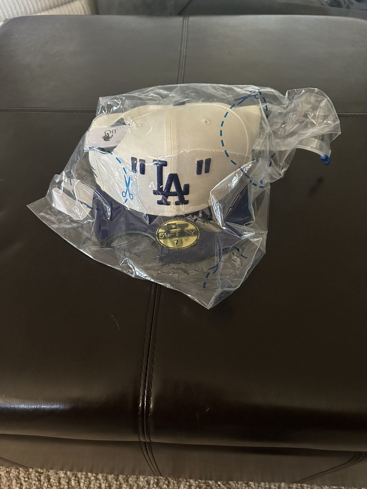 New Era × Off-White × Virgil Abloh Off-White x New Era LA Dodgers (7 1/2) |  Grailed