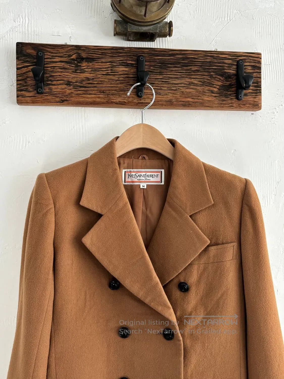 Yves Saint Laurent Yves Saint Laurent Vintage Short Coat. Size S / US 4 / IT 40 - 4 Thumbnail