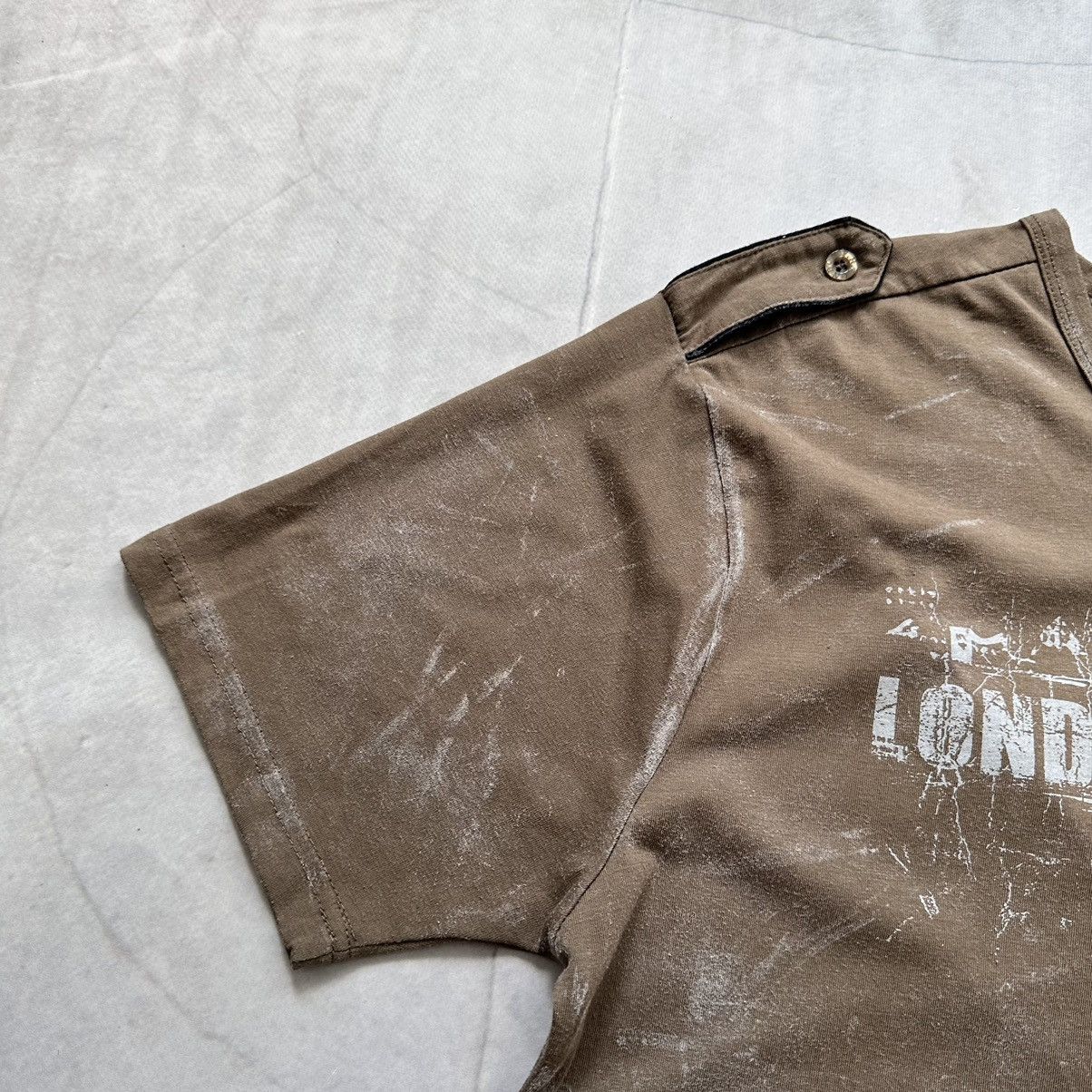 Hysteric Glamour × If Six Was Nine × Le Grande Bleu (L.G.B.) Y2K British Lion Poem Hysteric Glamour Vibe Painted T Shirt Size US XL / EU 56 / 4 - 8 Thumbnail