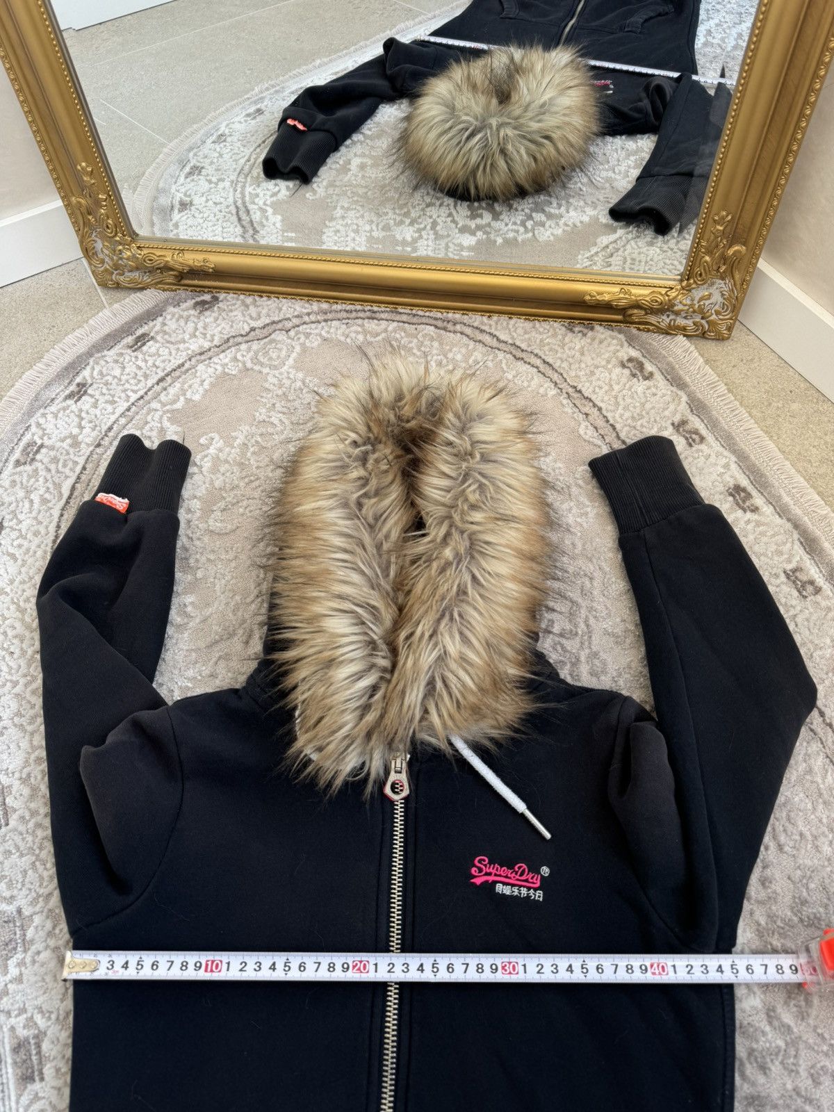 Superdry Vtg Y2K If6was9 LGB Goa Vibe Superdry Japan fur zip Hood Size S / US 4 / IT 40 - 8 Thumbnail