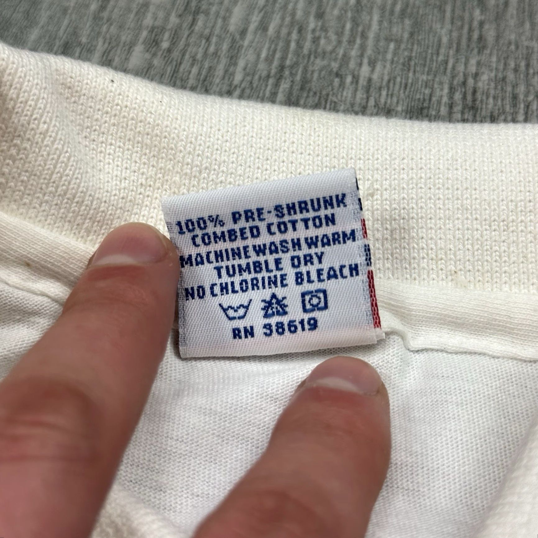 Anvil VTG 90s Lipton Tea Anvil USA Unisex White Cotton Polo Shirt SZ M Size US M / EU 48-50 / 2 - 7 Thumbnail