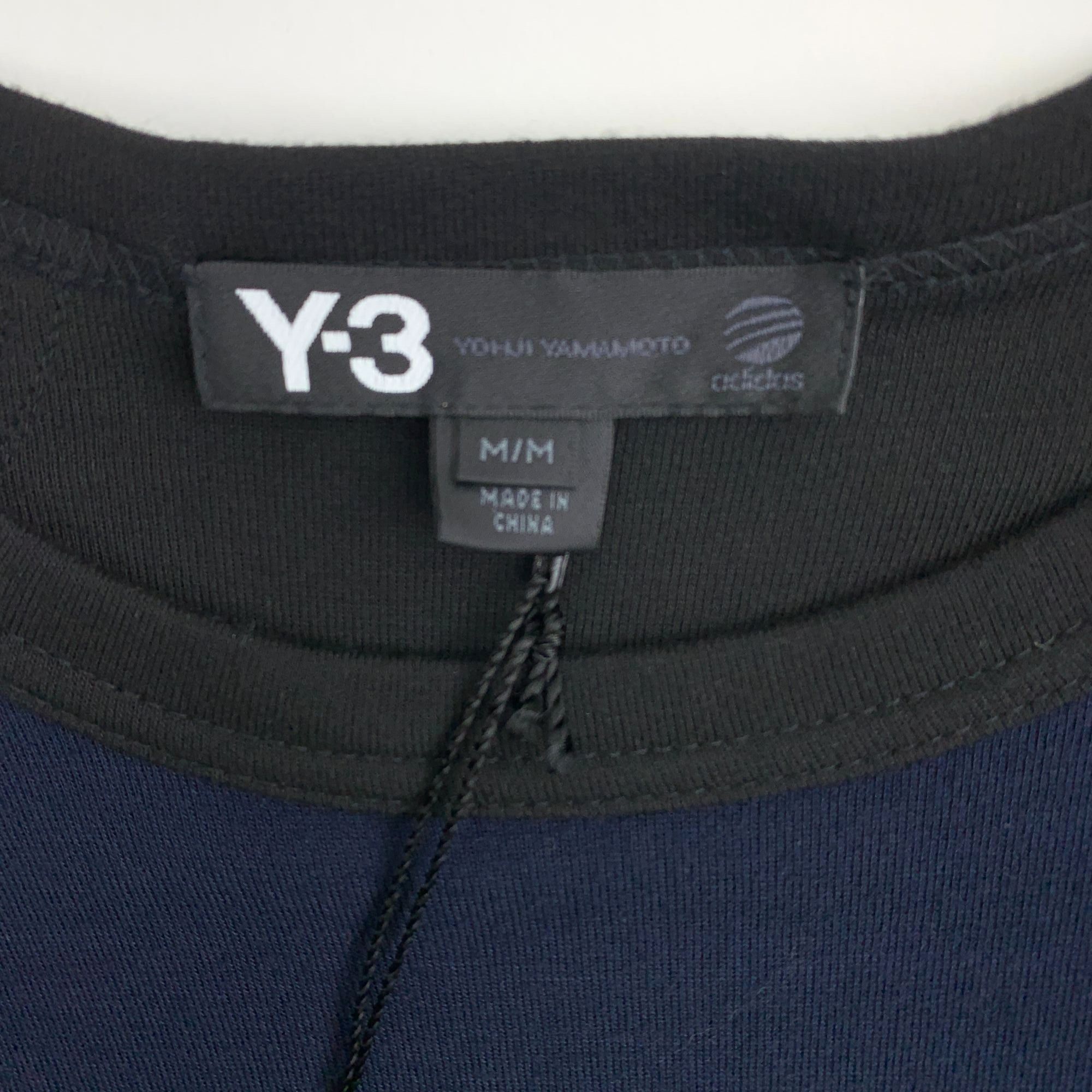 Y-3 Y-3 Yohji Yamamoto x Adidas L/S T Shirt Shoulder Patch Size US M / EU 48-50 / 2 - 2 Thumbnail
