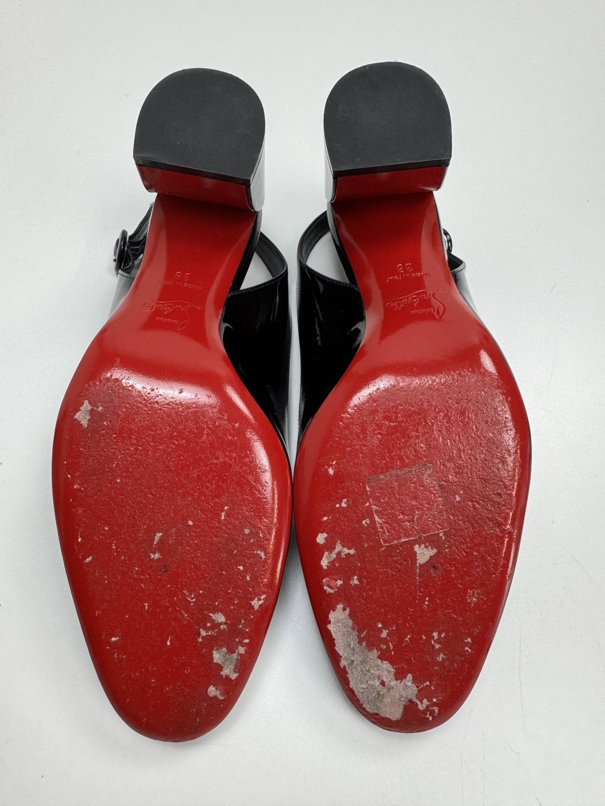 Christian Louboutin Christian Louboutin So Jane Sling 55 Patent Leather Size US 7 / IT 37 - 10 Thumbnail