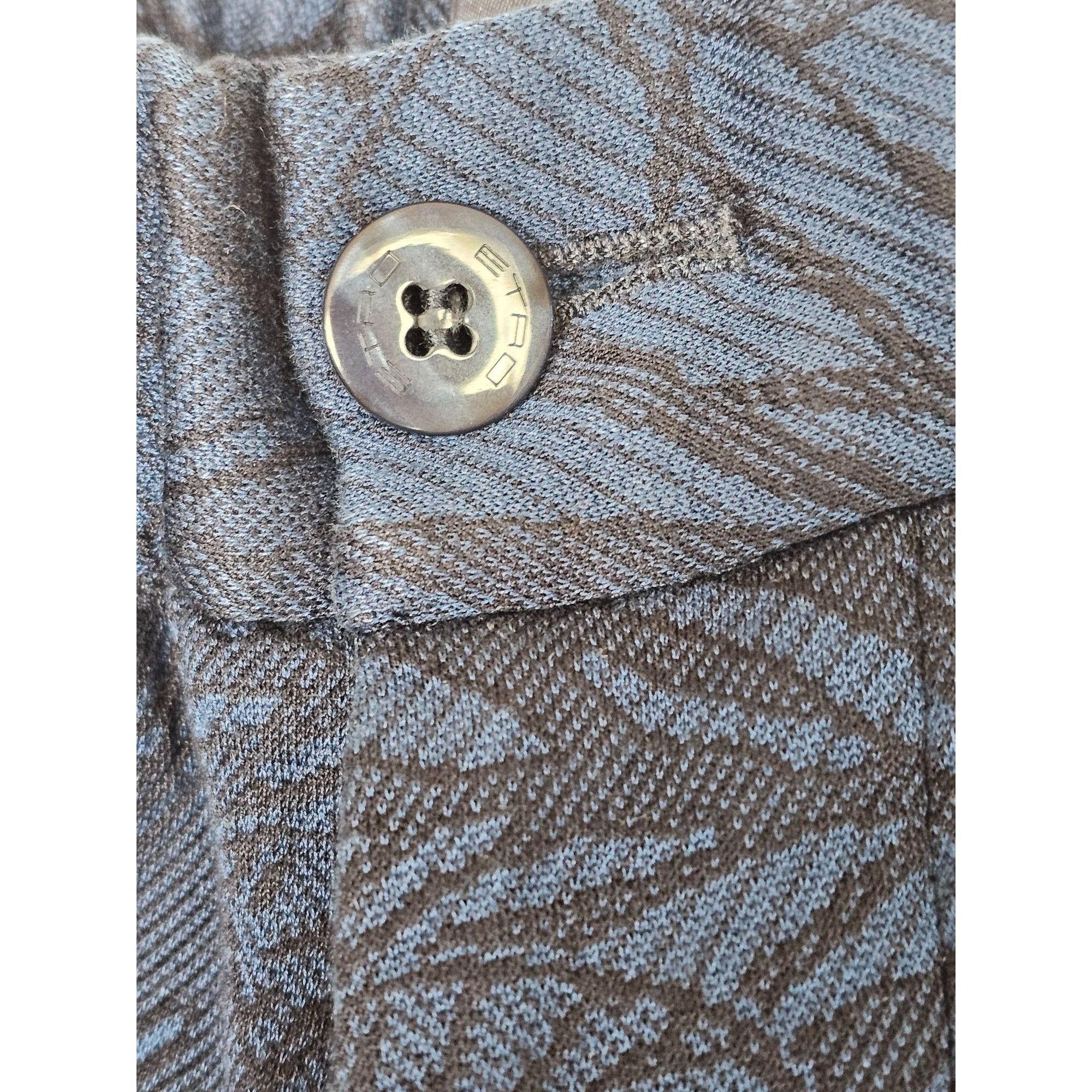 Etro Etro Mens 2XL Blue Floral Joggers Made In Italy Size US 36 / EU 52 - 8 Thumbnail