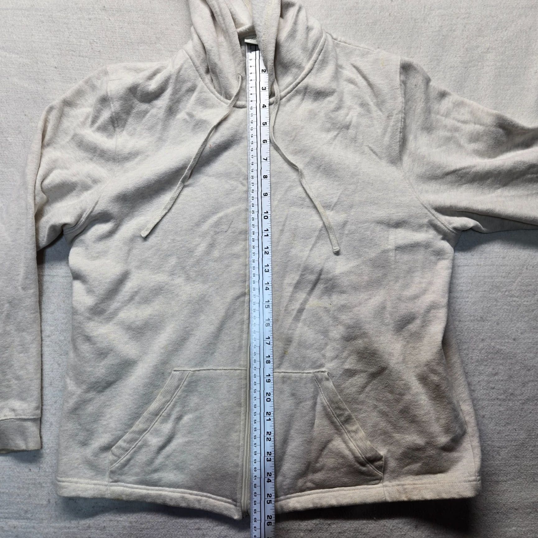 Vintage Kim Rogers Solid White Sweater Hoodie Long Sleeve Adult Womens XL White Knit Hoodie Casual Basic Size XL / US 12-14 / IT 48-50 - 6 Thumbnail
