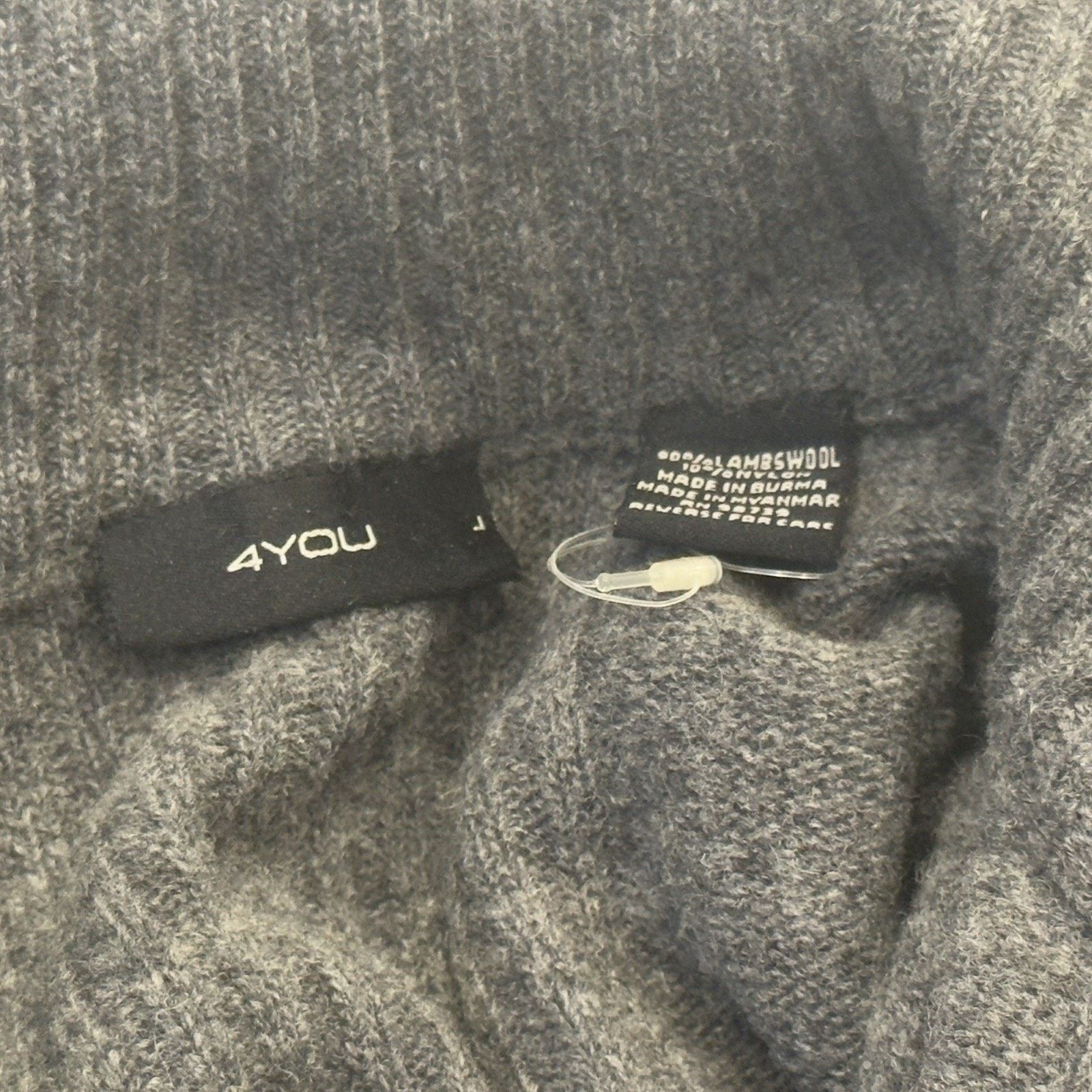 Other 4You Men’s Wool Full Zip Gray Sweater Size L Size US L / EU 52-54 / 3 - 3 Thumbnail