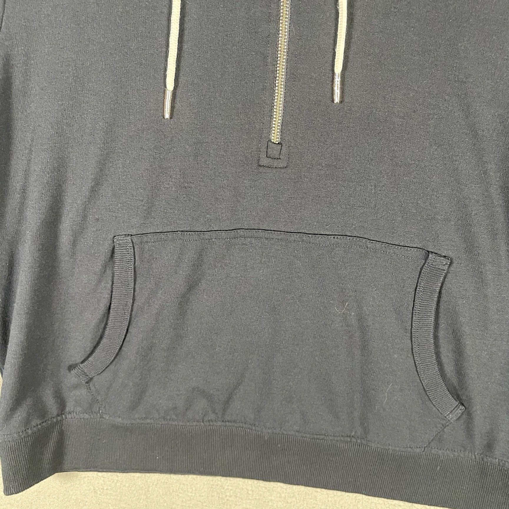 Tommy Hilfiger Tommy Hilfiger 1/2 Zip Hoodie Sweatshirt 2XL Navy Blue, Long Sleeve, Zip, Logo, Pullover, Men, Classic Designer Preppy Size US XXL / EU 58 / 5 - 5 Thumbnail