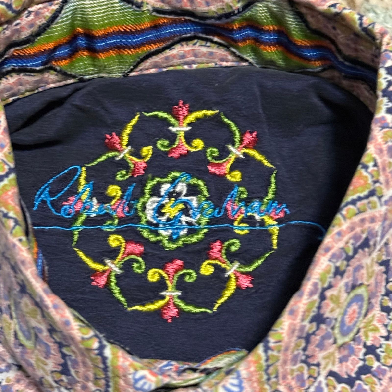 Robert Graham Robert Graham Flip Cuff Button Up Shirt Size M Abstract Size US M / EU 48-50 / 2 - 5 Thumbnail