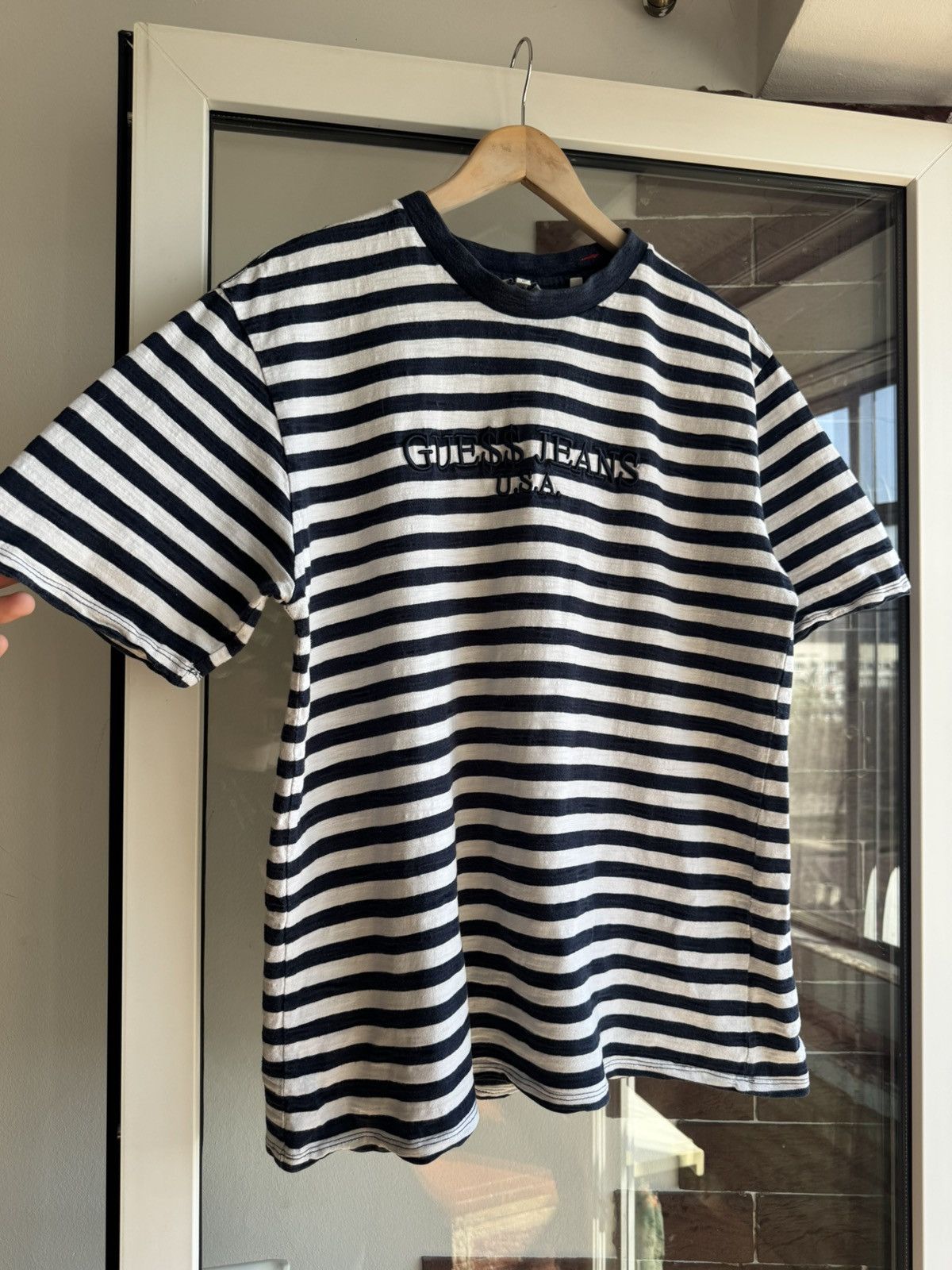 A$AP Rocky × Guess Guess Asap Rocky Navy Tshirt Size US M / EU 48-50 / 2 - 5 Thumbnail