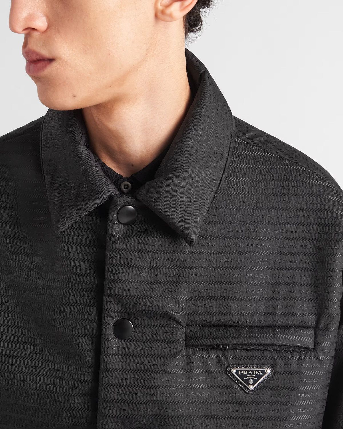 Prada Prada Re-Nylon padded shirt Size US M / EU 48-50 / 2 - 3 Thumbnail