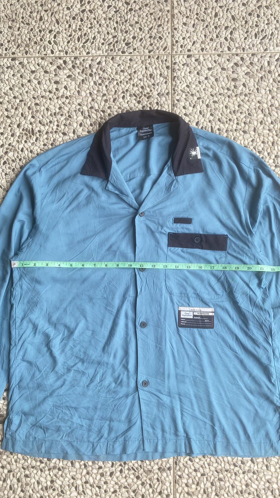 Japanese Brand × Maison MIHARA YASUHIRO Miharayasuhiro Open Collar Button Up Rayon Shirt Size US M / EU 48-50 / 2 - 5 Thumbnail