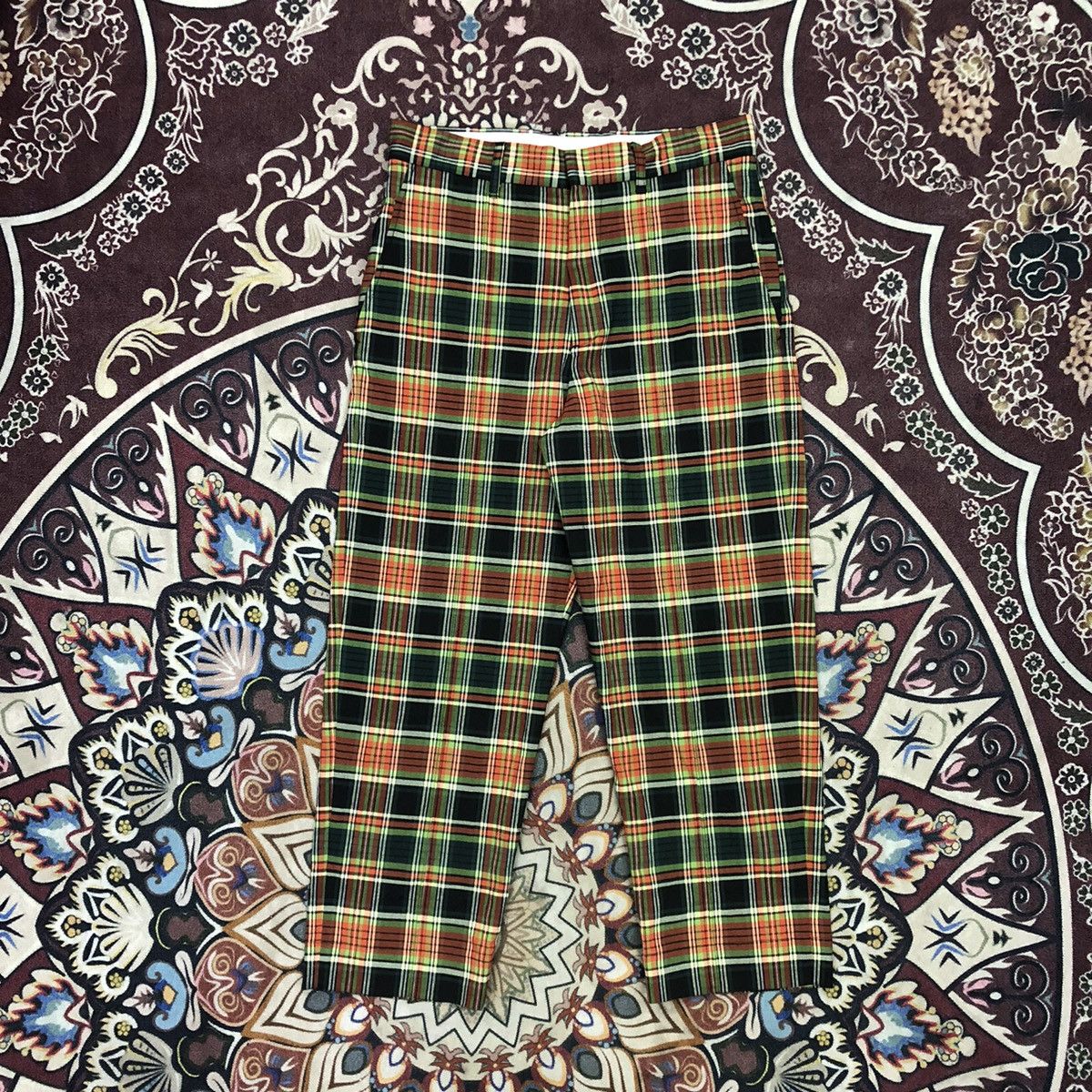 GU × Japanese Brand GU X Beautiful People Tartan Check Design Casual Pants Size 30" / US 8 / IT 44 - 3 Thumbnail