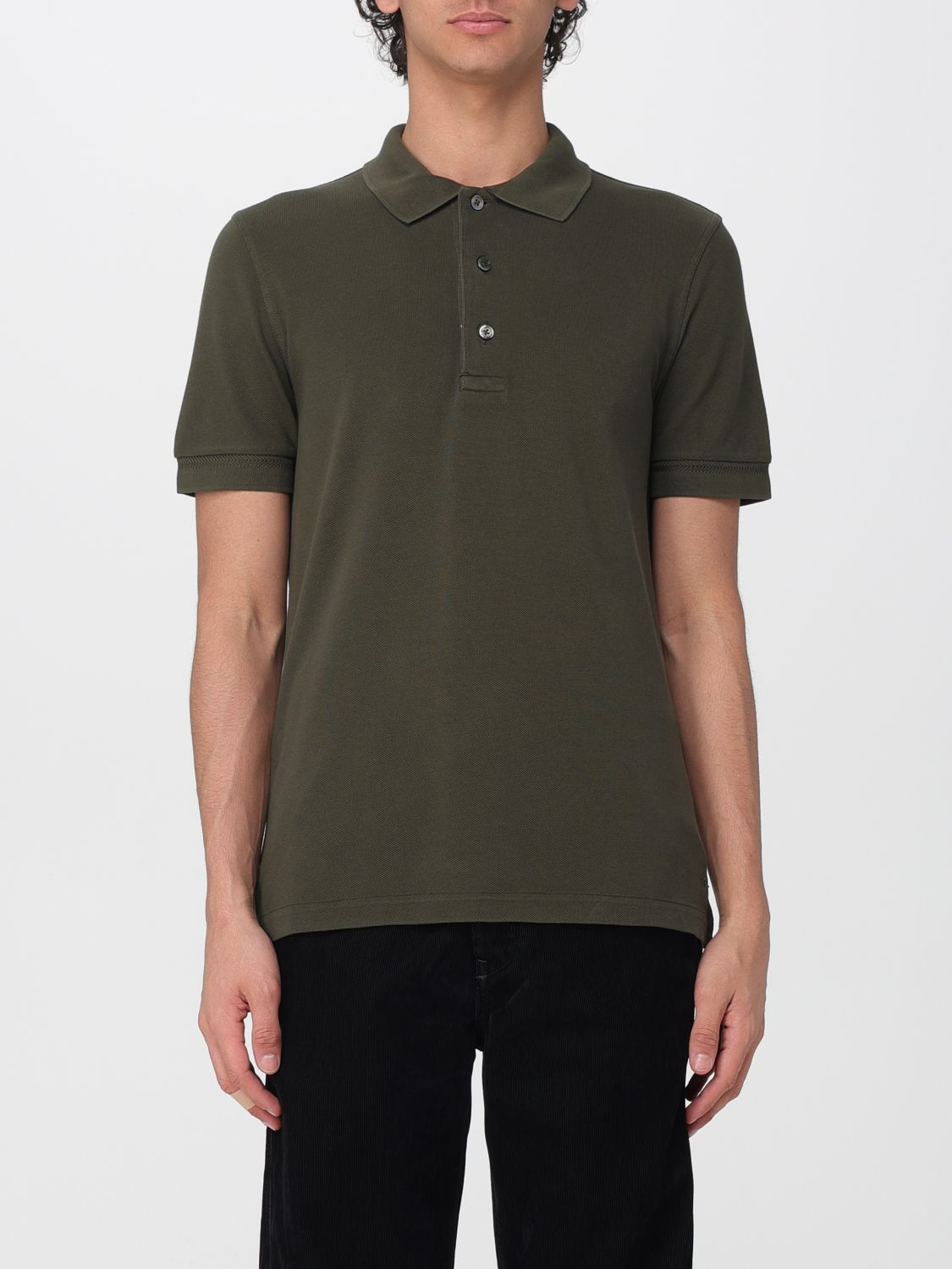 Tom Ford Tom Ford Polo Shirt Men Green Size US M / EU 48-50 / 2 - 1 Thumbnail