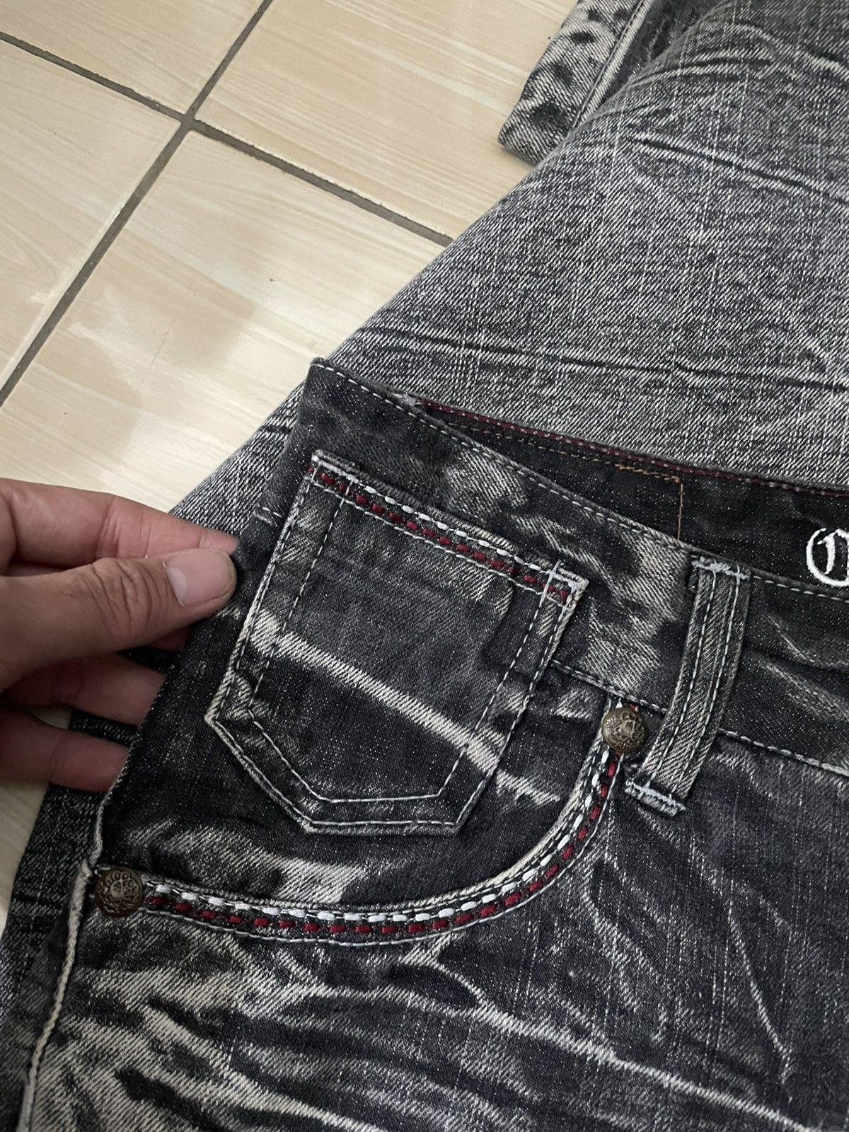 Japanese Brand Y2K Creation fadding denim y2k Size US 32 / EU 48 - 10 Thumbnail