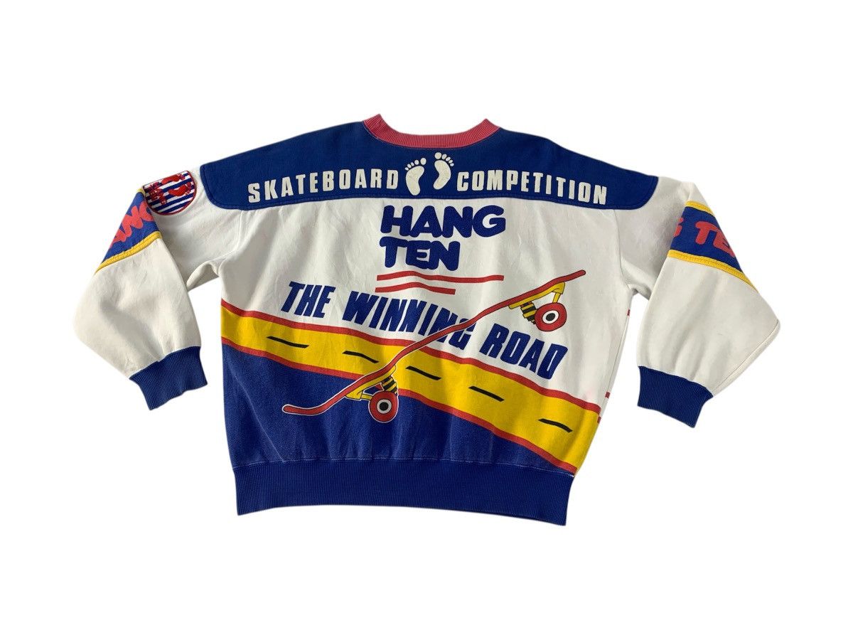 Hang Ten 90s Hang Ten The Winning Road Skateboard Crewneck Sweatshirt Size US XL / EU 56 / 4 - 2 Thumbnail
