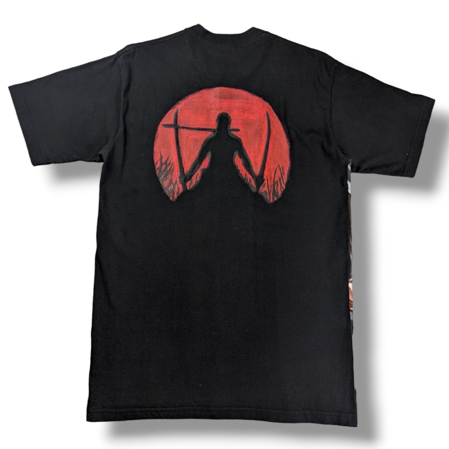 Anime One piece Roronoa Zoro Custom painted T-shirt Size US L / EU 52-54 / 3 - 6 Thumbnail
