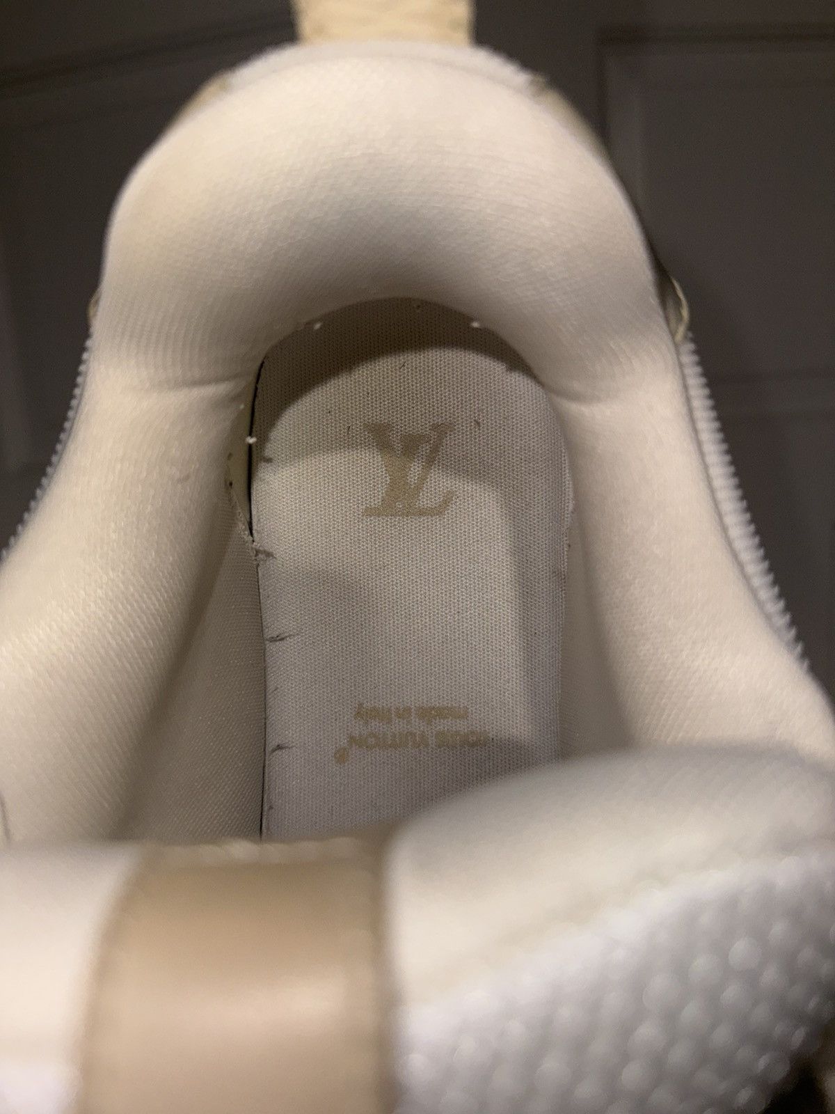 Louis Vuitton Louis Vuitton Cream Skate Trainer Sneaker Size US 11 / EU 44 - 8 Thumbnail