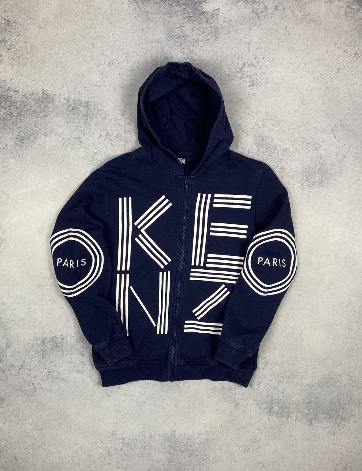 Kenzo Kenzo Kids Big Logo Zip Hoodie Size US XS / EU 42 / 0 - 2 Thumbnail
