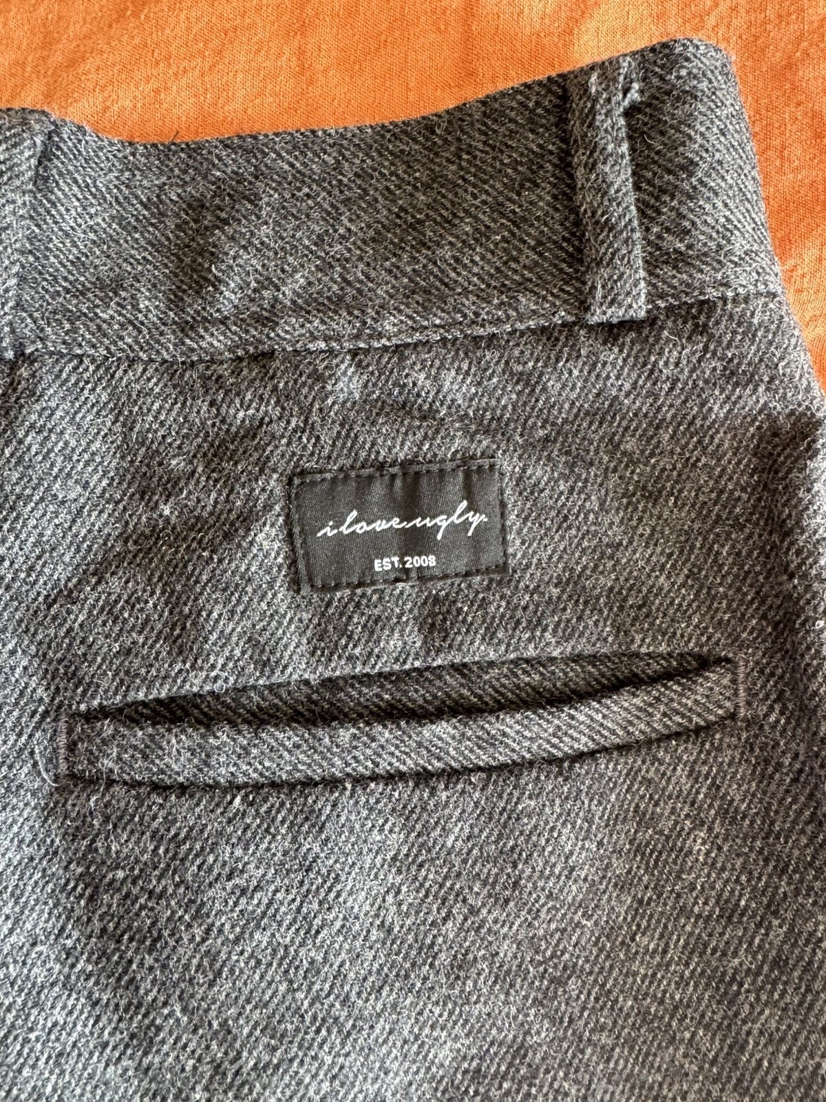 I Love Ugly I Love Ugly "Slim Kobe" Wool Blend Trousers Size US 27 - 6 Thumbnail