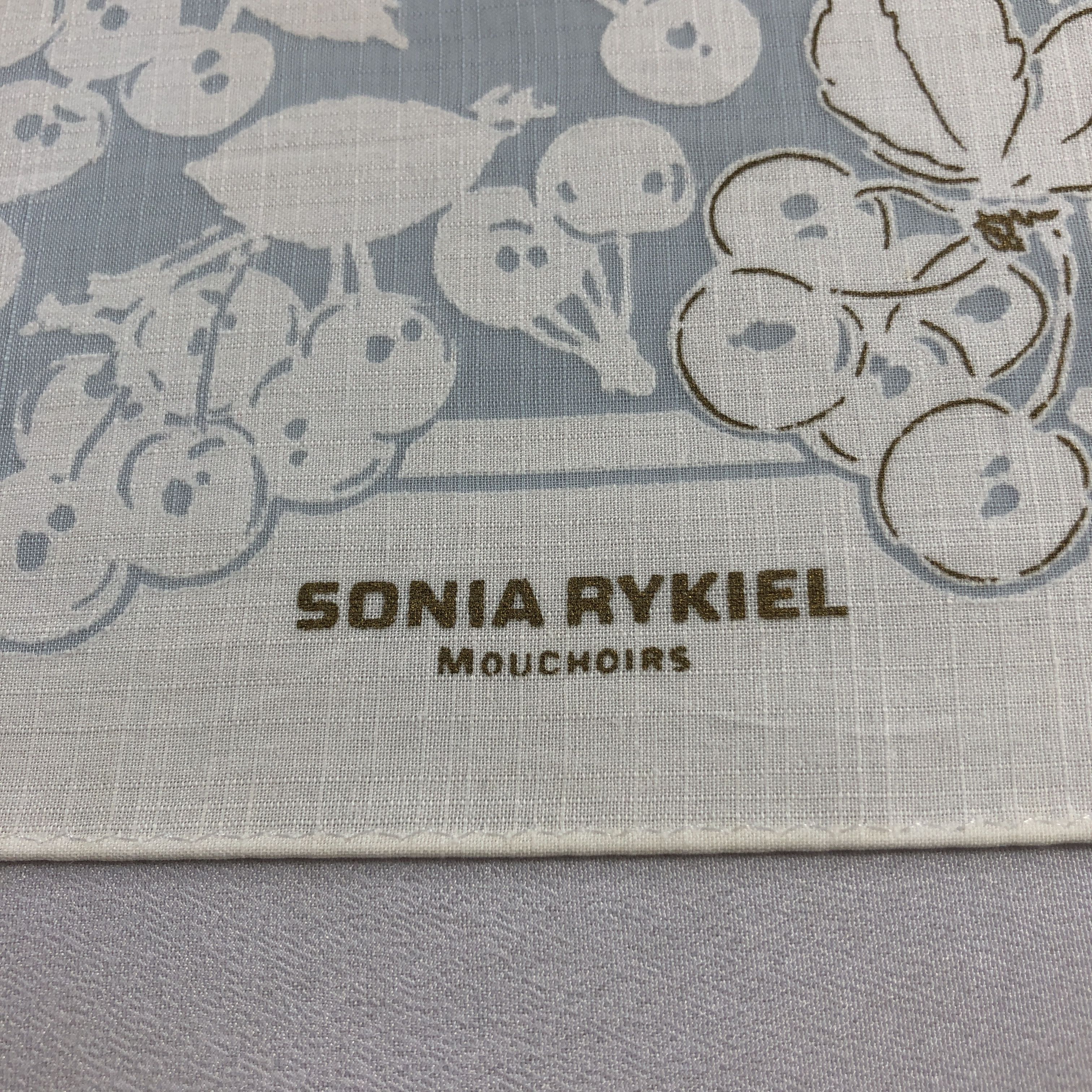 Sonia Rykiel × Vintage Sonia Rykiel Handkerchief Neckerchief Bandana H2583 Size ONE SIZE - 3 Thumbnail