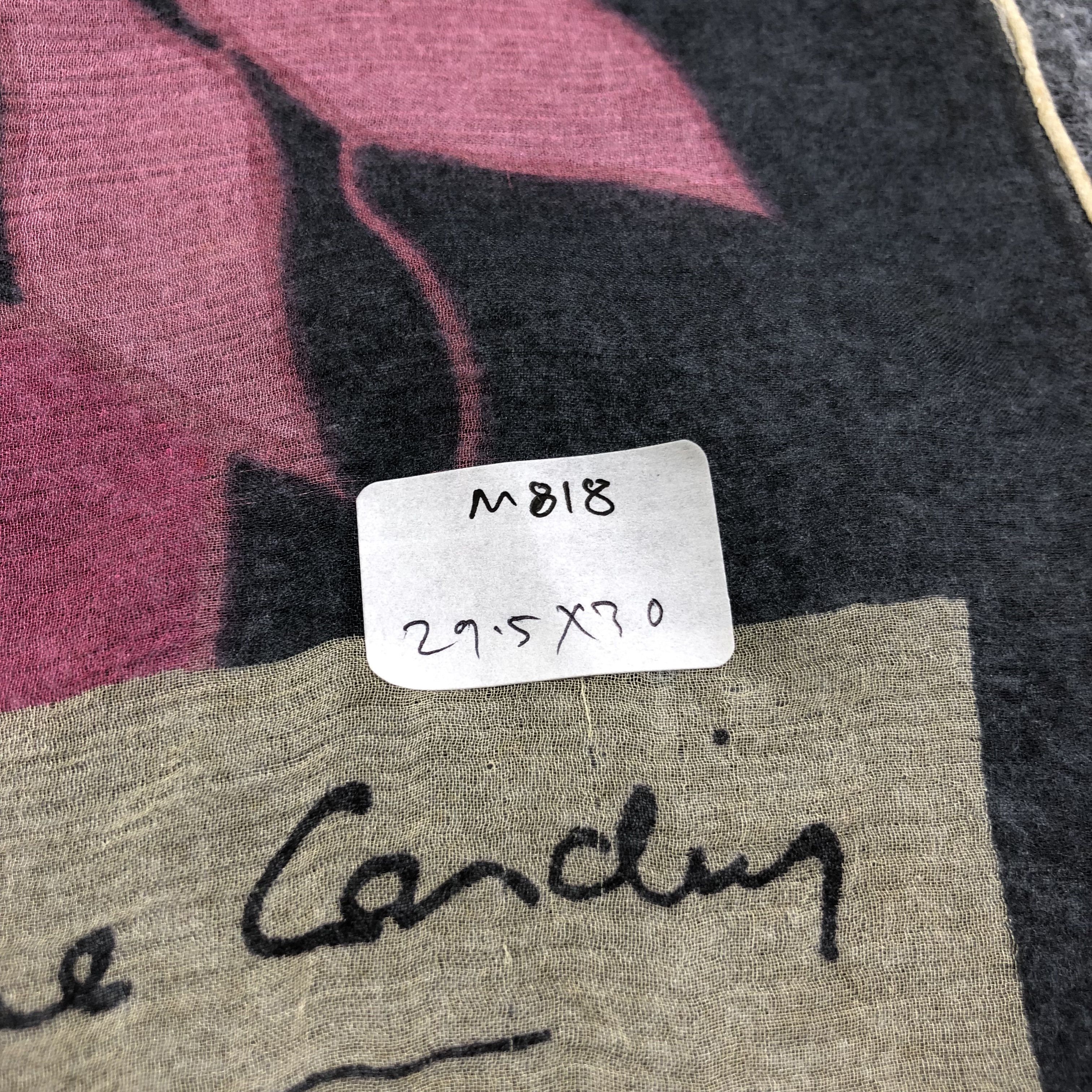 Pierre Cardin Vintage Pierre Cardin Floral Silk Scarf M818 Size ONE SIZE - 15 Thumbnail