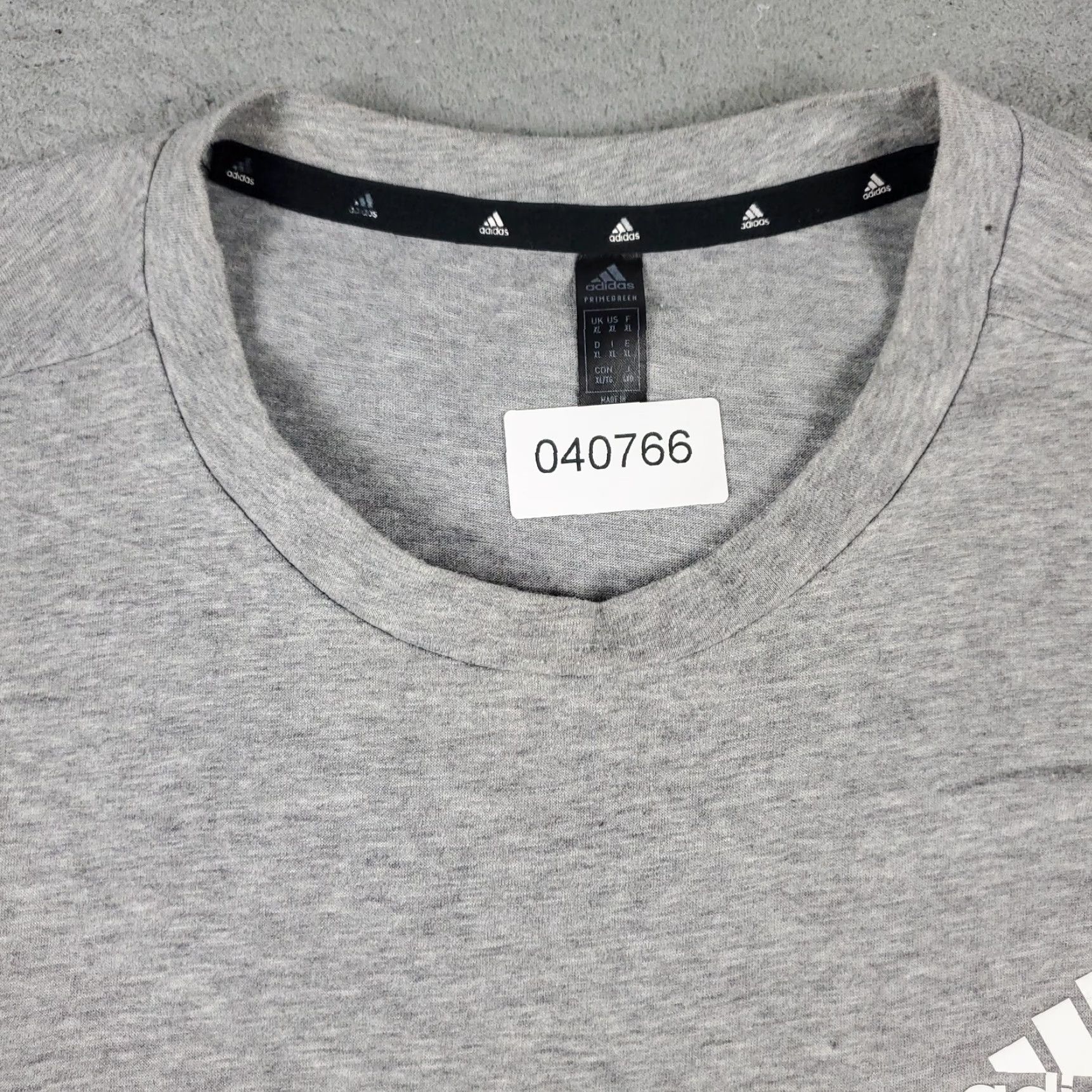 Adidas Adidas Gray Graphic T-Shirt Mens Size XL Casual Short Sleeve Sports Modern Size US XL / EU 56 / 4 - 2 Thumbnail