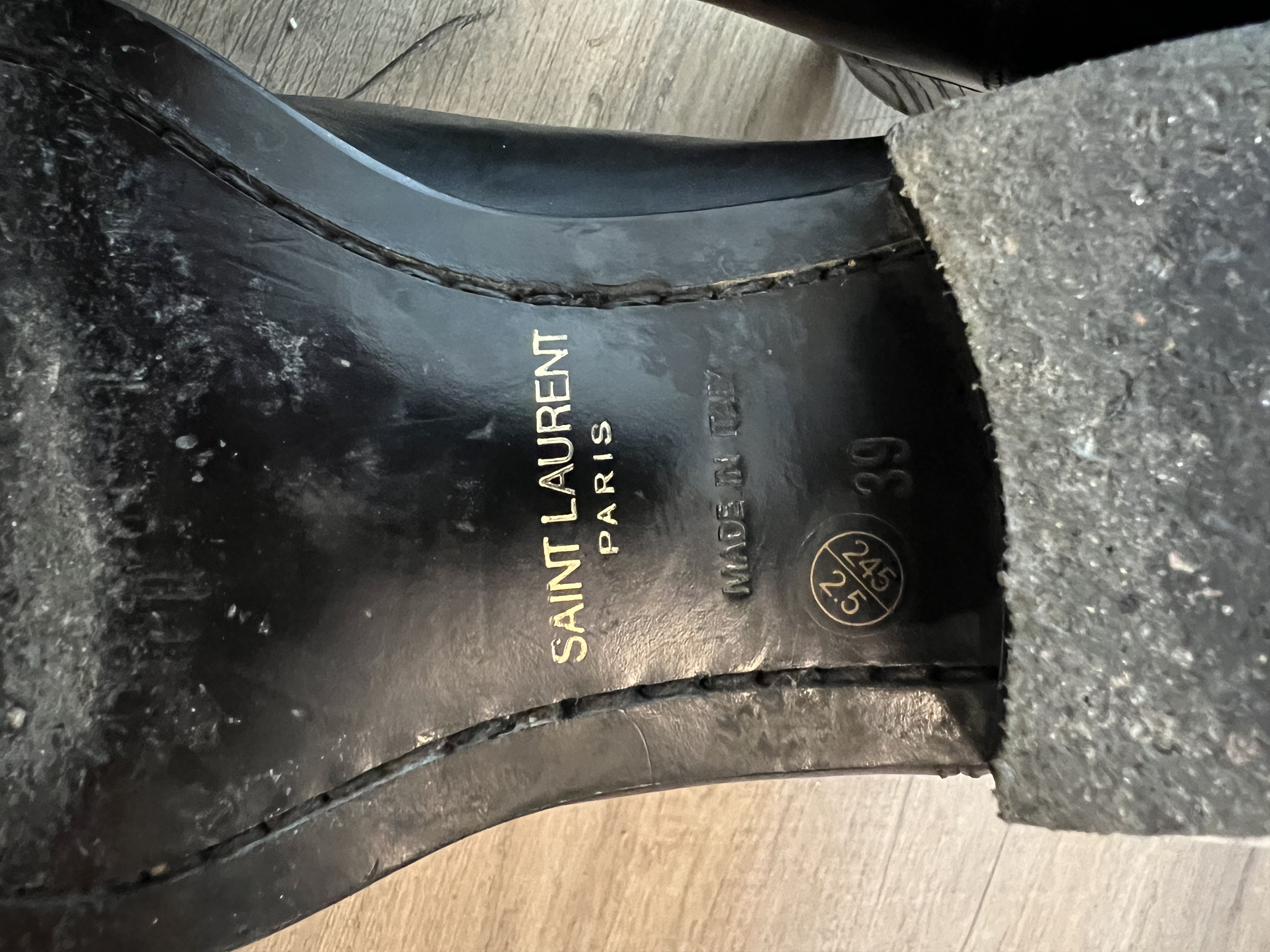 Saint Laurent Paris 'Hedi Era' Triple Zipper Wyatt Chealsea Boots Size US 6 / EU 39 - 6 Thumbnail