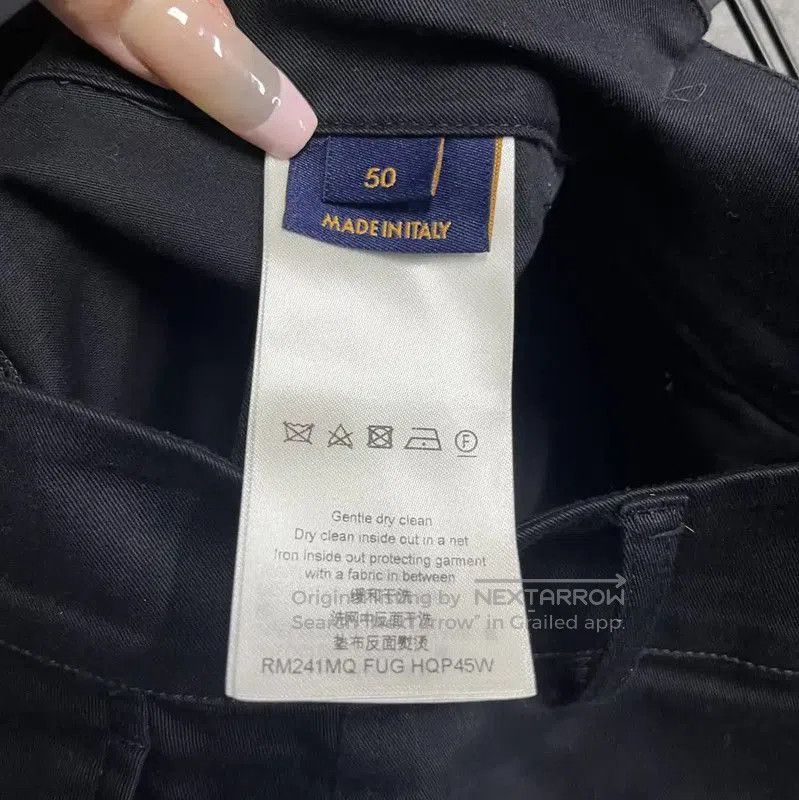 Louis Vuitton Louis Vuitton Black Cotton Casual Pants . Size US 36 / EU 52 - 5 Thumbnail