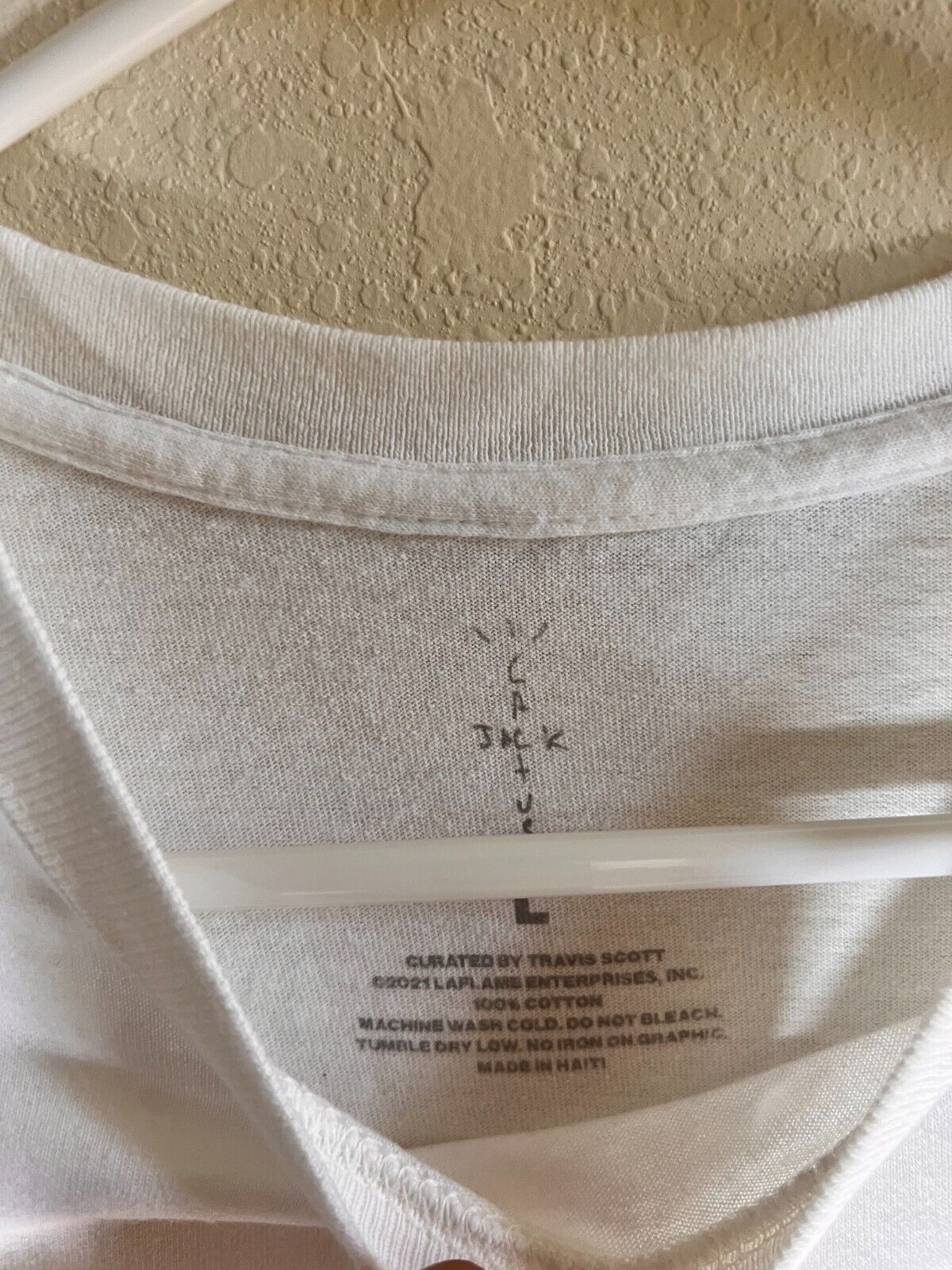 Travis Scott Travis Scott Cactus Jack Crossover Tee White L Size US L / EU 52-54 / 3 - 5 Thumbnail
